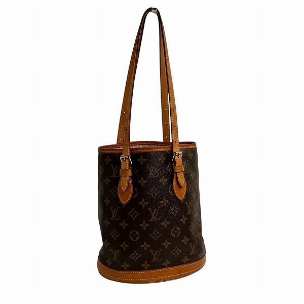 ルイヴィトン Louis Vuitton モノグラム プチバケット M42238 バッグ トートバッグ レディース