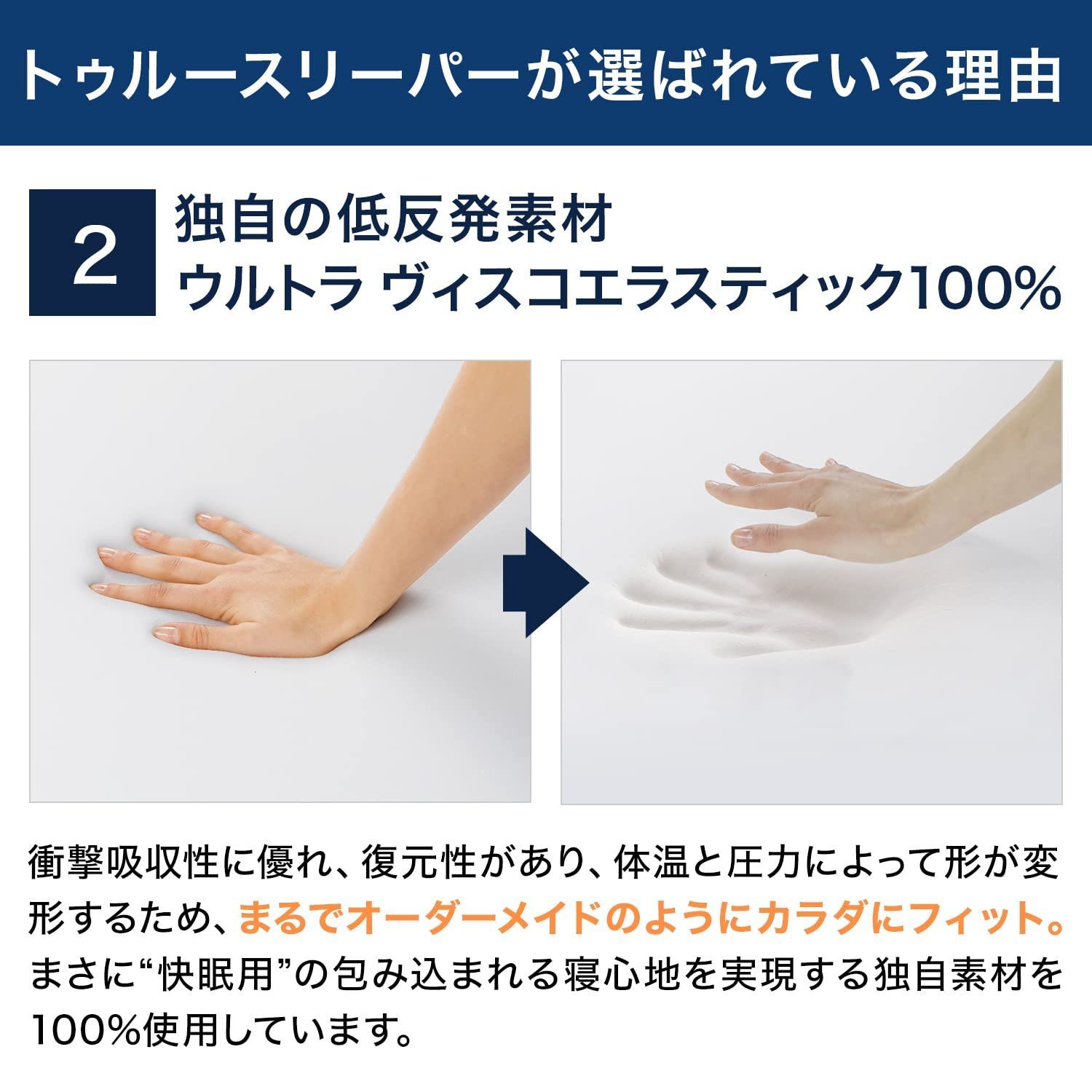 腰痛負担軽減 低反発