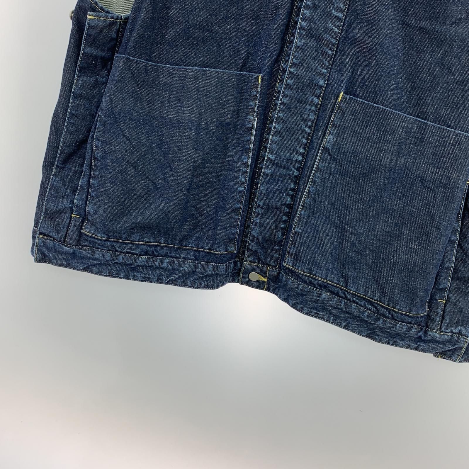 CLESSTE SELVEDGE DENIM COLLARLESS VEST