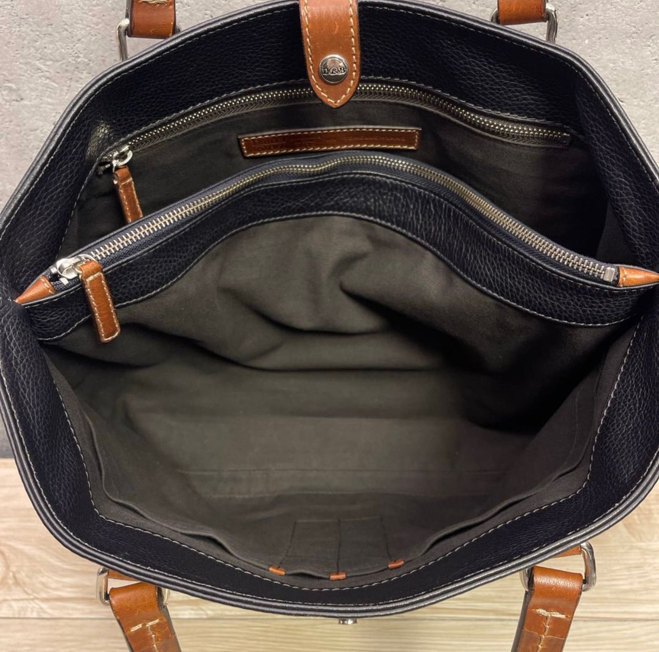 ダニエルアンドボブ 本革トートバッグ