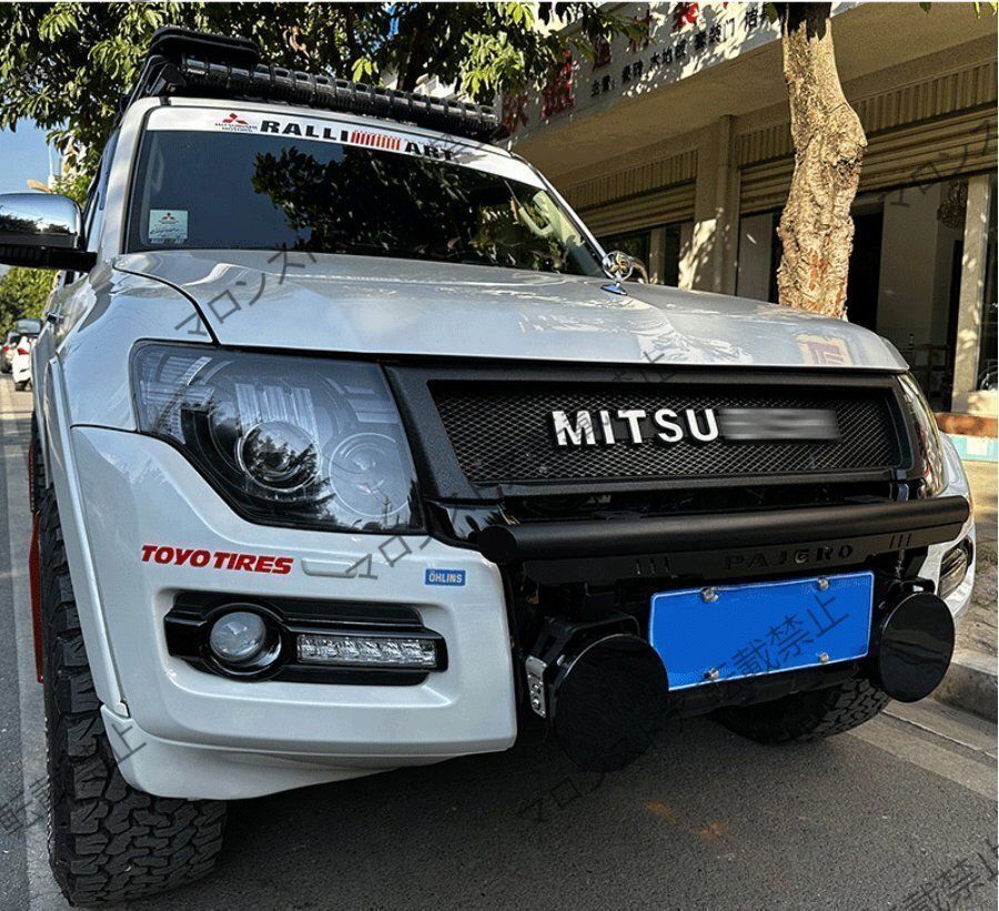三菱パジェロ V93-V97 フロントグリル MITSUBISHI グリルバンパー 07-14