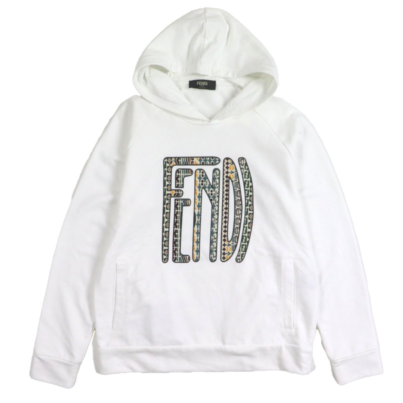 極美品▽FENDI フェンディ 2020年製 FAF595 ロゴプリント ロング
