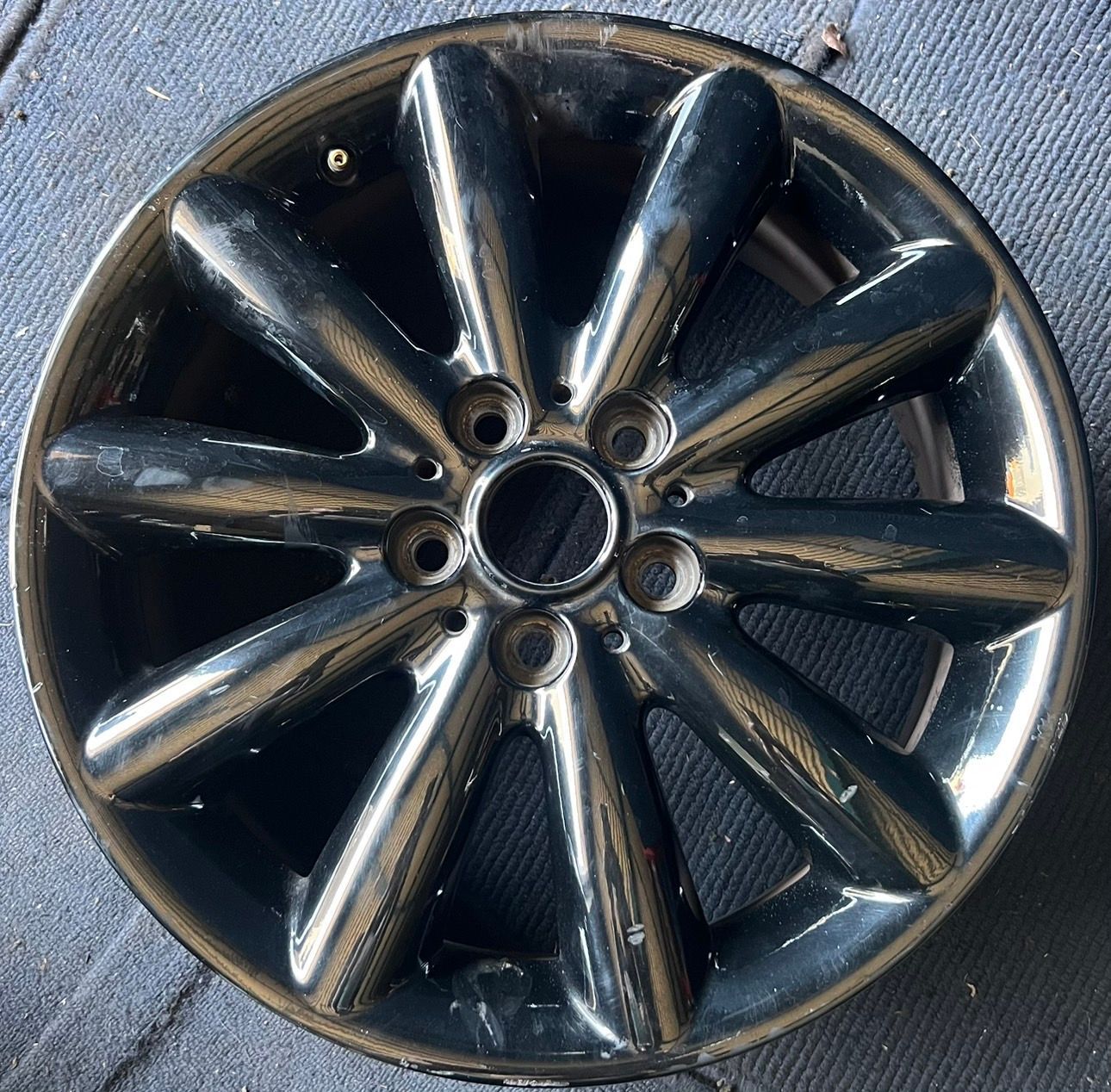 MINI ミニクーパ F56 純正 17インチ ホイール1本 7J 54 PCD112 ハブ径約66.6 No.674