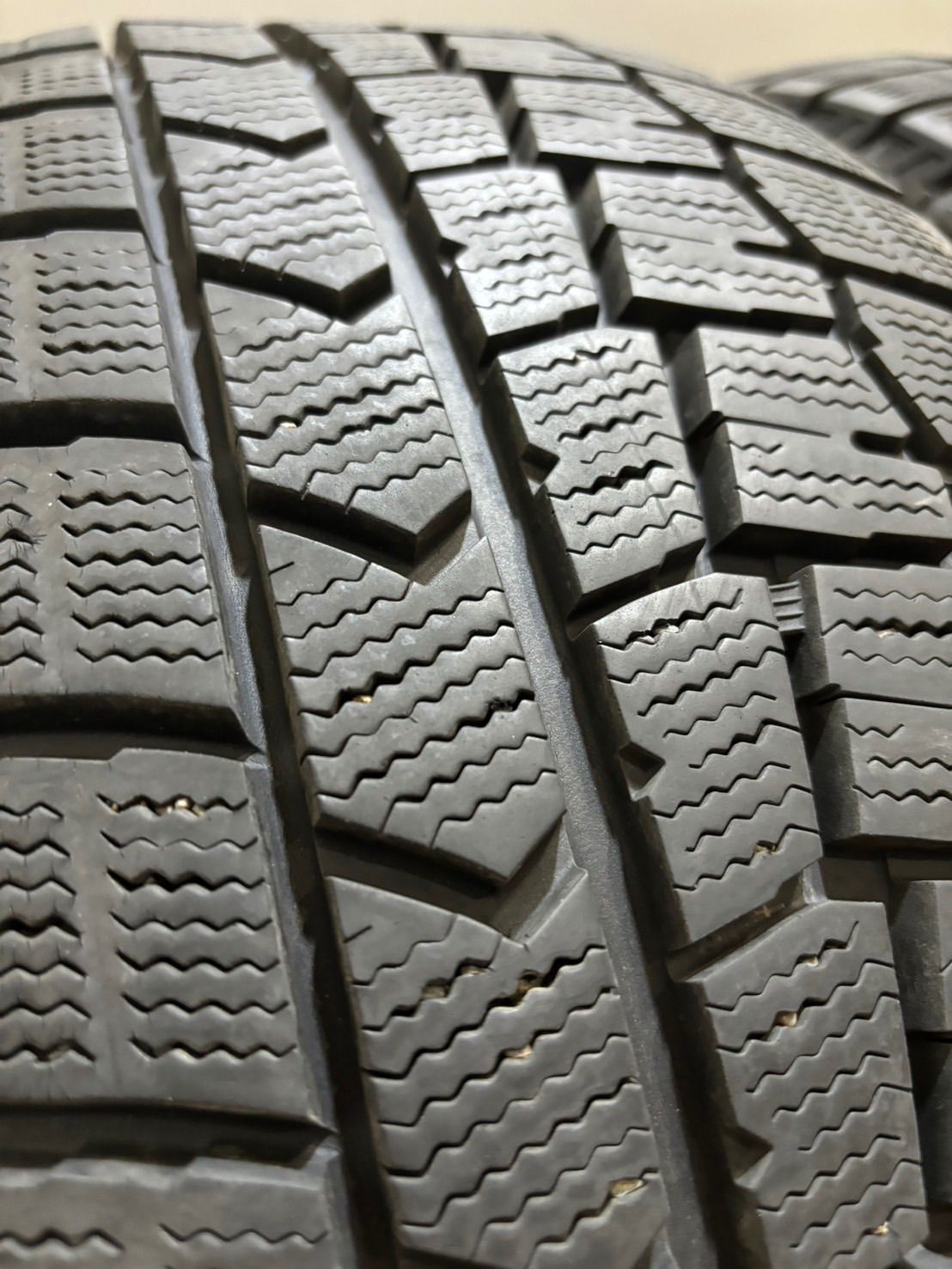 ★205/55R16 DUNLOP/WINTER MAXX WM02 21年製 スタッドレス 4本 ウィンターマックス プリウス インプレッサ カローラツーリング (4-G255)