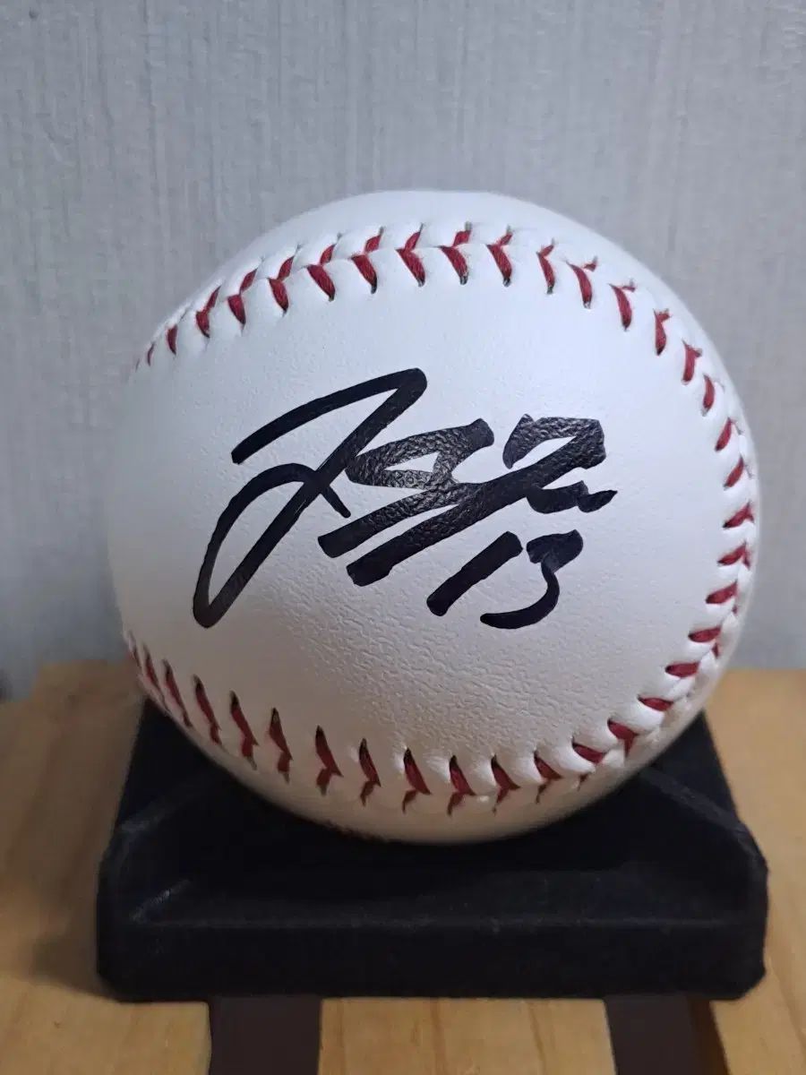 ロッテ・ジャイアンツ チョン・ミンジェ ロゴボール 直筆 サインボール
