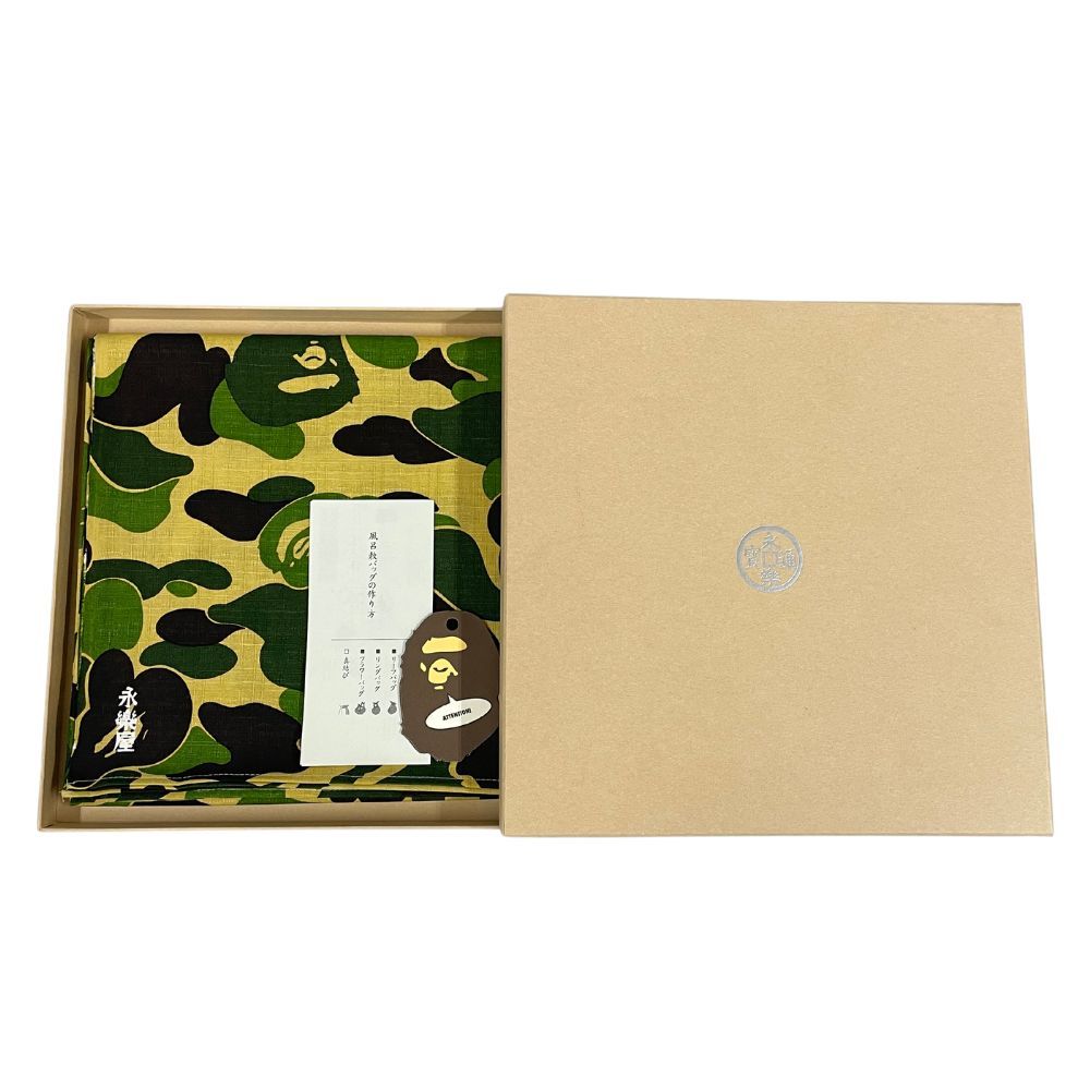 アベイシングエイプ BAPE Ape カモフラ 風呂敷 永楽屋 京都店 限定品