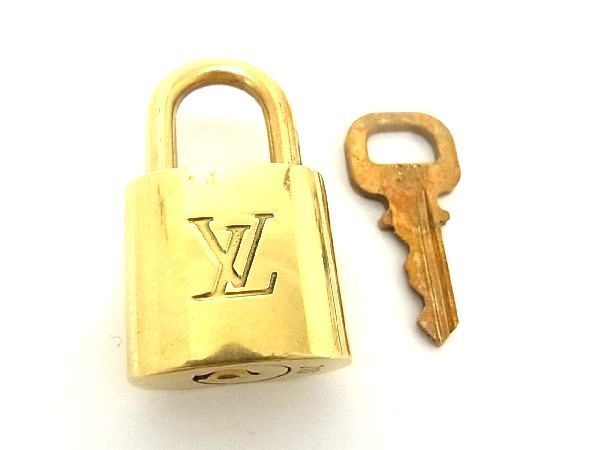 LOUIS VUITTON ルイヴィトン カデナ 南京錠 パドロック 310 鍵 キー ゴールド系 DA4783 