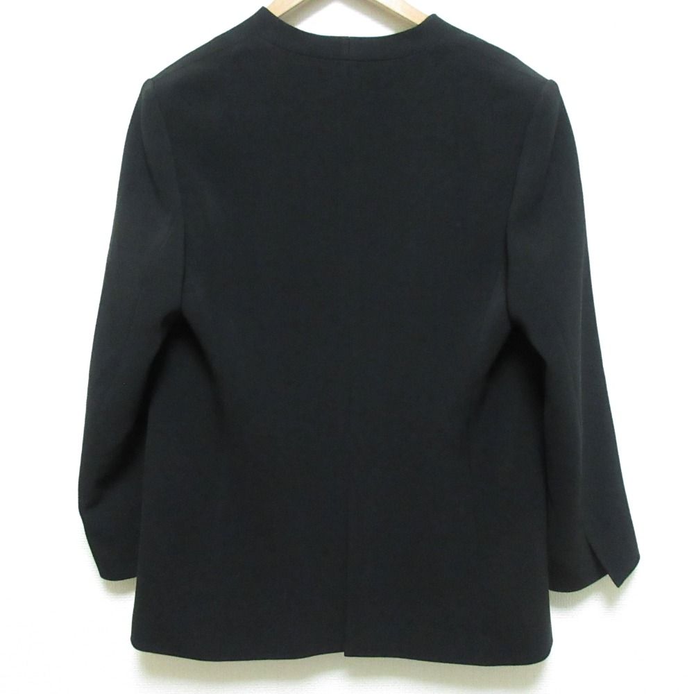 美品 21AW JOSEPH ジョセフ グレインドフルー ノーカラー