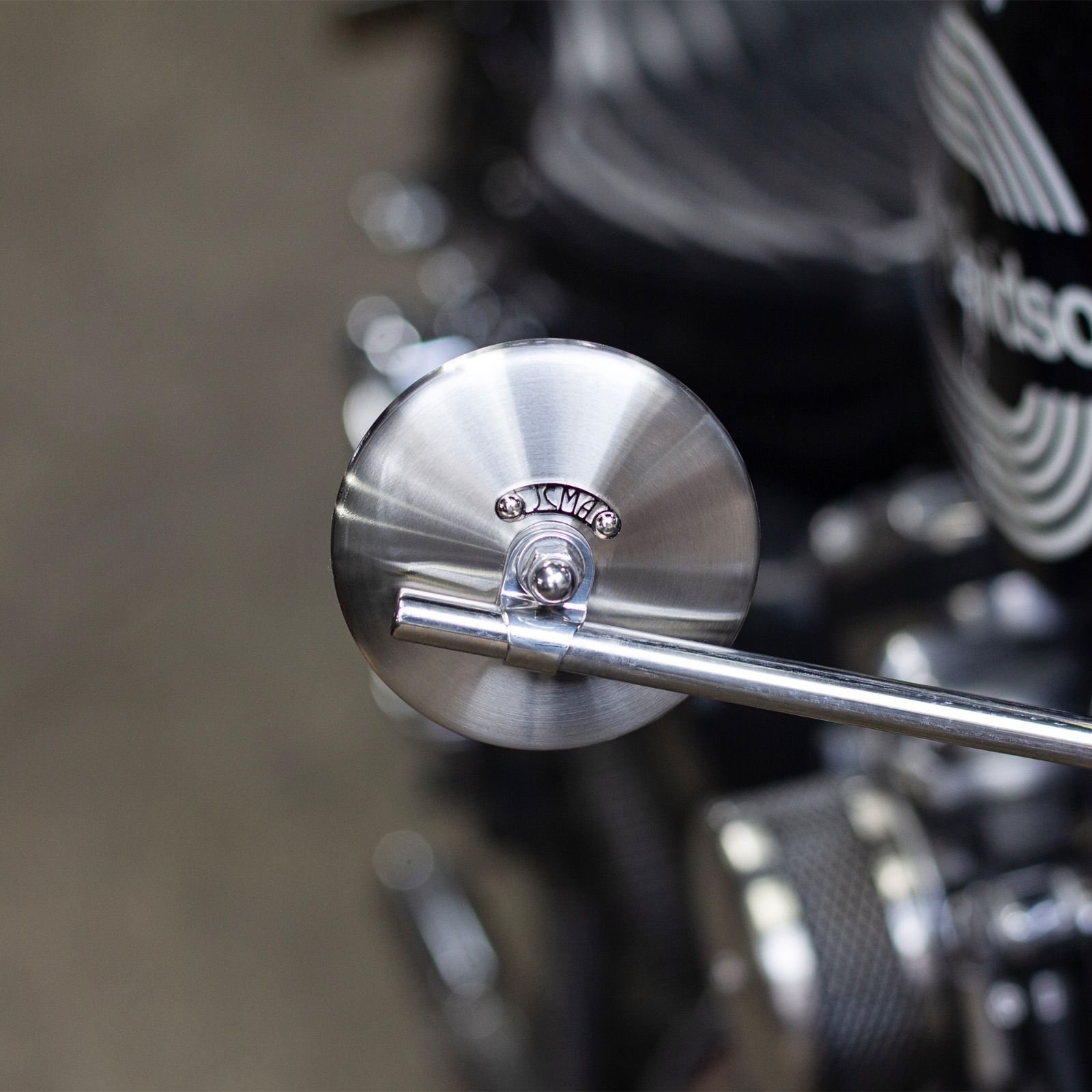 JCMAミラー φ80 節約 ヘアライン 逆ネジ MOTOR ROCK (MR-HC061H) MOTOR