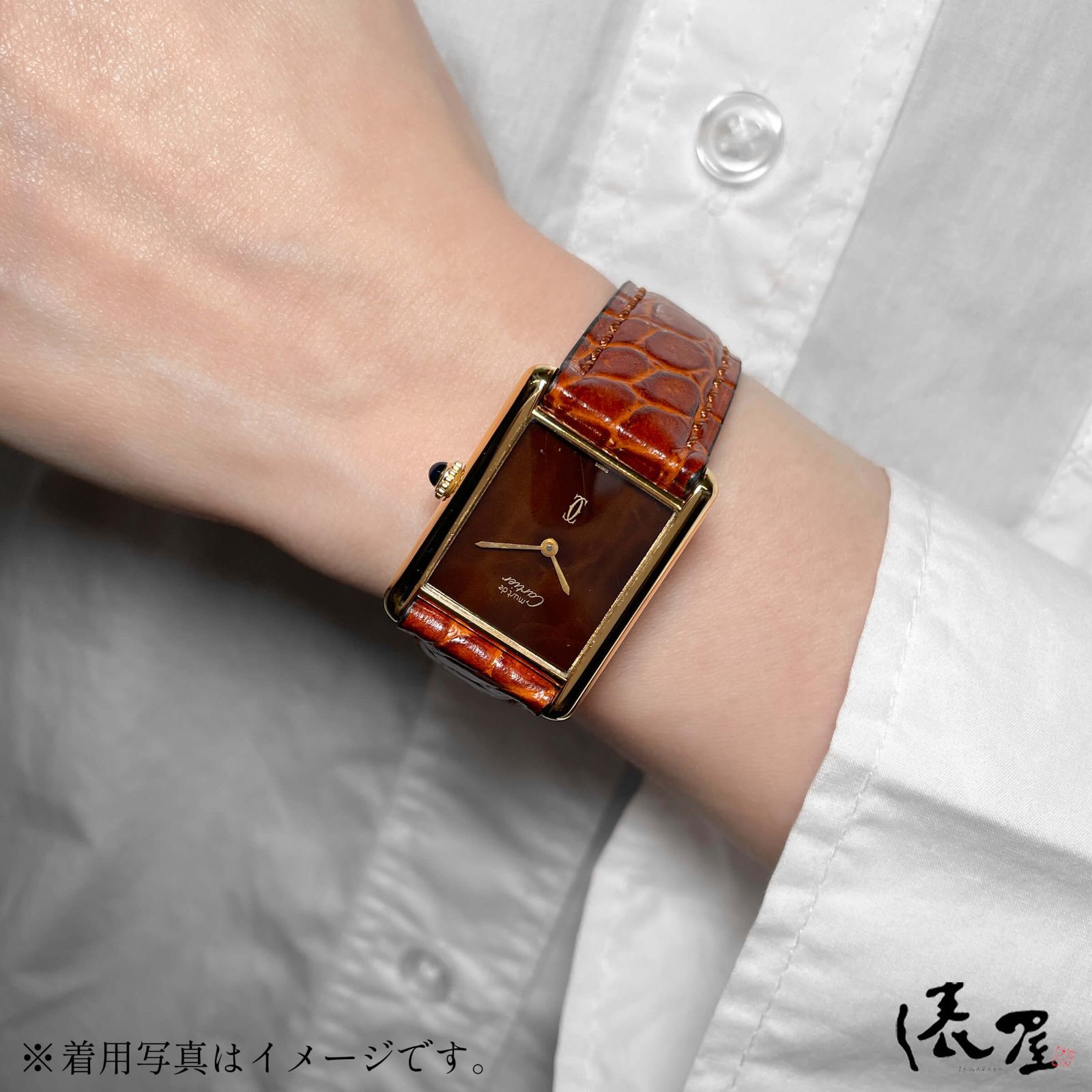 希少モデル】カルティエ マストタンク LM 手巻き式 マホガニー 極美品 ヴィンテージ アンティーク メンズ Cartier 時計 腕時計  中古【送料無料】 - メルカリ