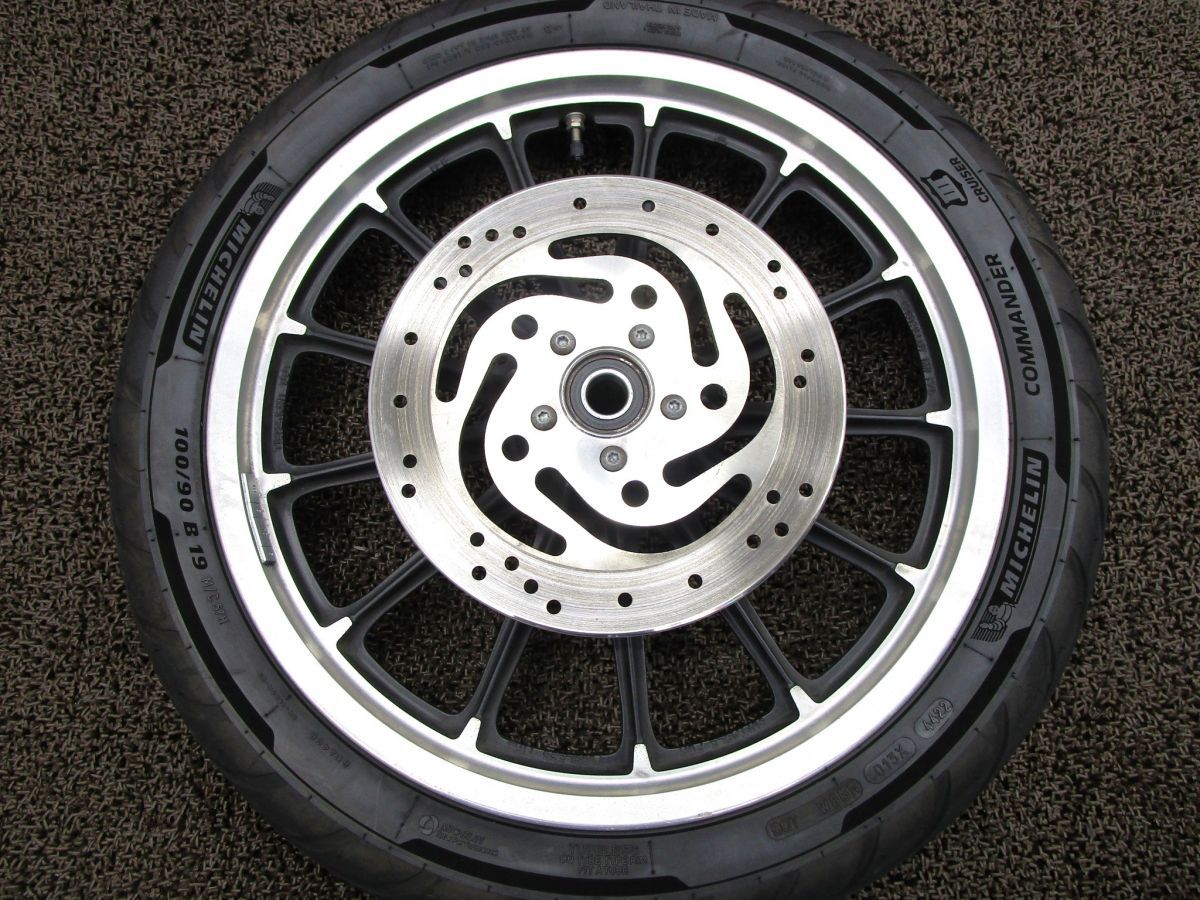ハーレー XL1200L フロントホイール ディスク □A1599 CX3 ハーレー CX3 Harley Davidson CX 動画有 FI インジェクション