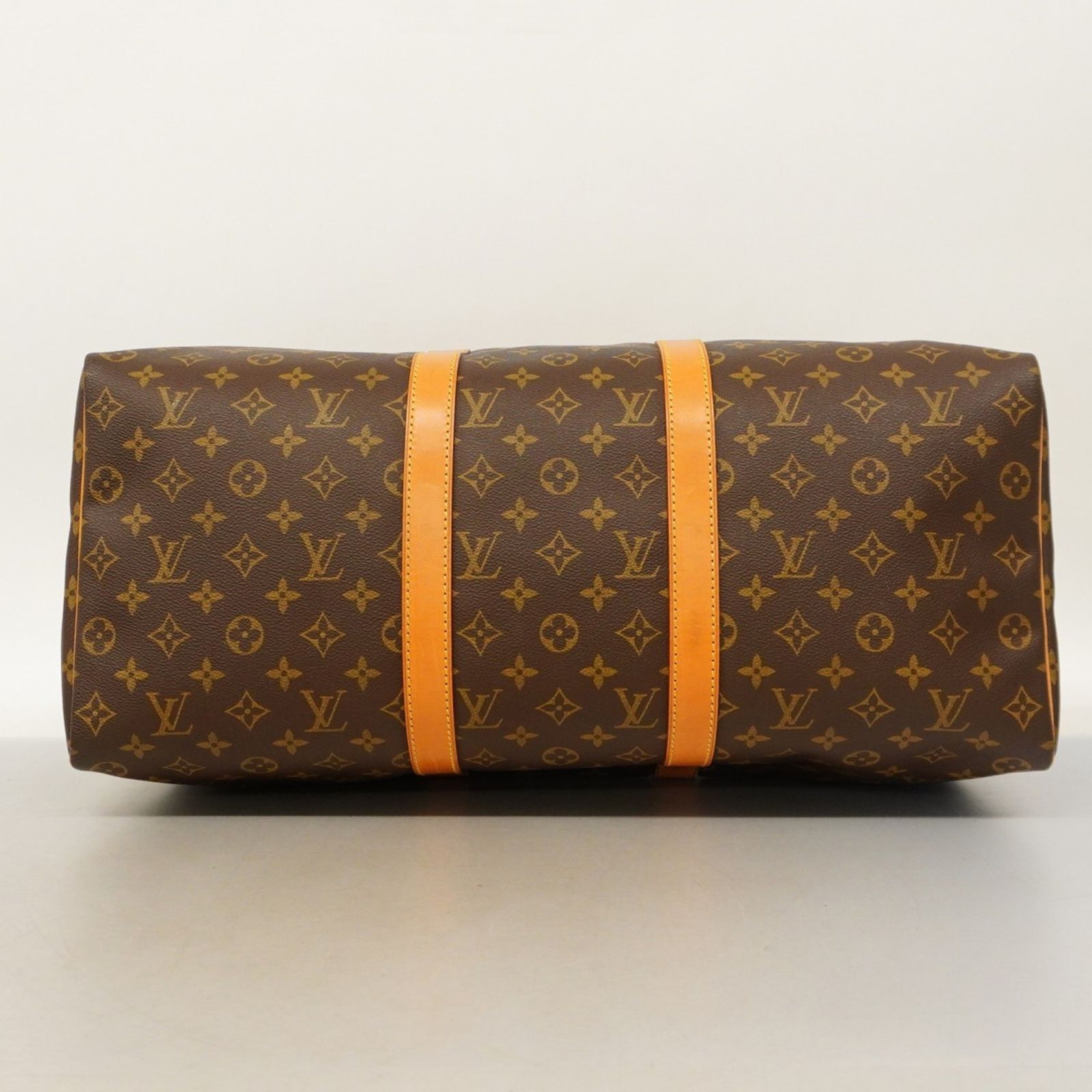 【ネームタグ】ルイヴィトン　キーポル60　モノグラム　ボストンバッグ　ブラウン ルイ・ヴィトン(Louis Vuitton) ルイ・ヴィトン ボストンバッグ
