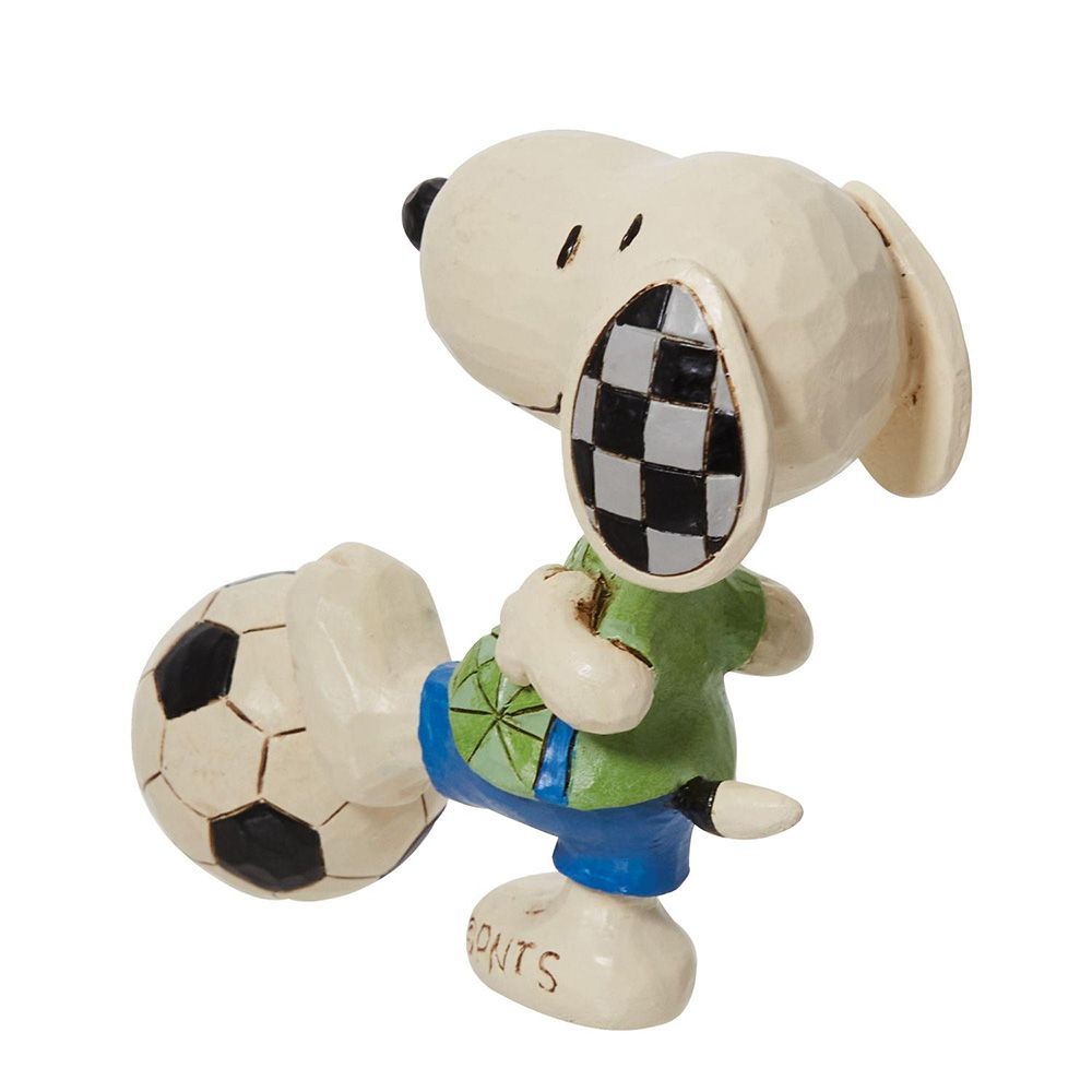 スヌーピー サッカー ミニ ギフト プレゼント 置物 フィギュア