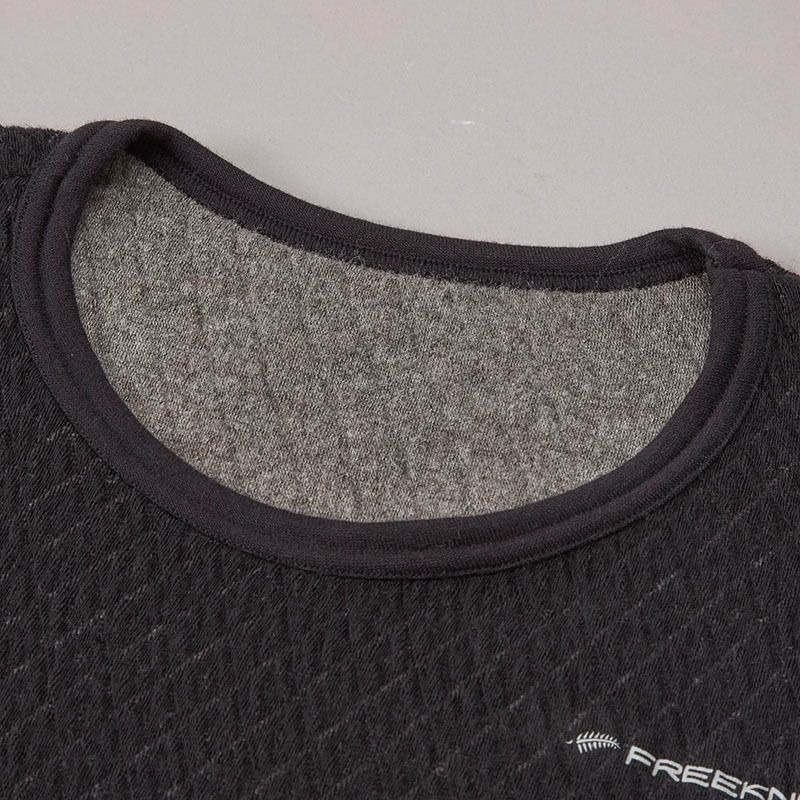 フリーノット KNOT ハヤブサ レイヤーテック キルティングアンダーシャツ 90 ブラック M