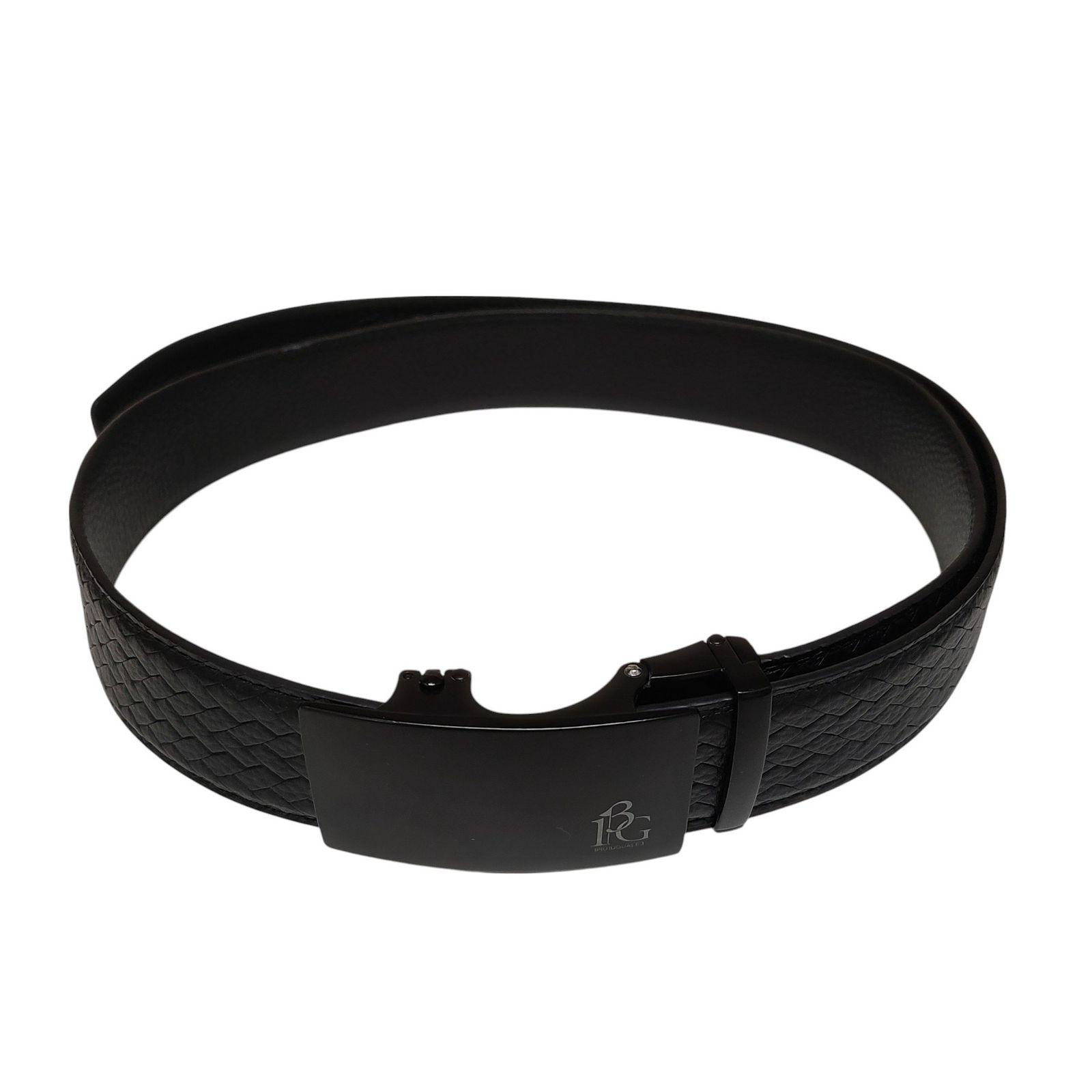 1PIU1UGUALE3 ウノピゥウノウグァーレトレ レザーベルト F ブラック