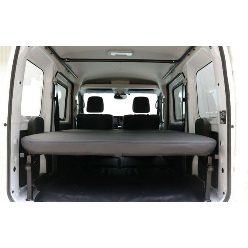 肉厚90mm しっかりどっしり ベッドキット S700V系アトレー 長さ163cm 3段階高さ調整 ブラックレザー ボルトオン取付 車中泊 アウトドア 旅行 軽自動車 内装 ドレスアップ インテリア カスタム パーツ 車 おしゃれ