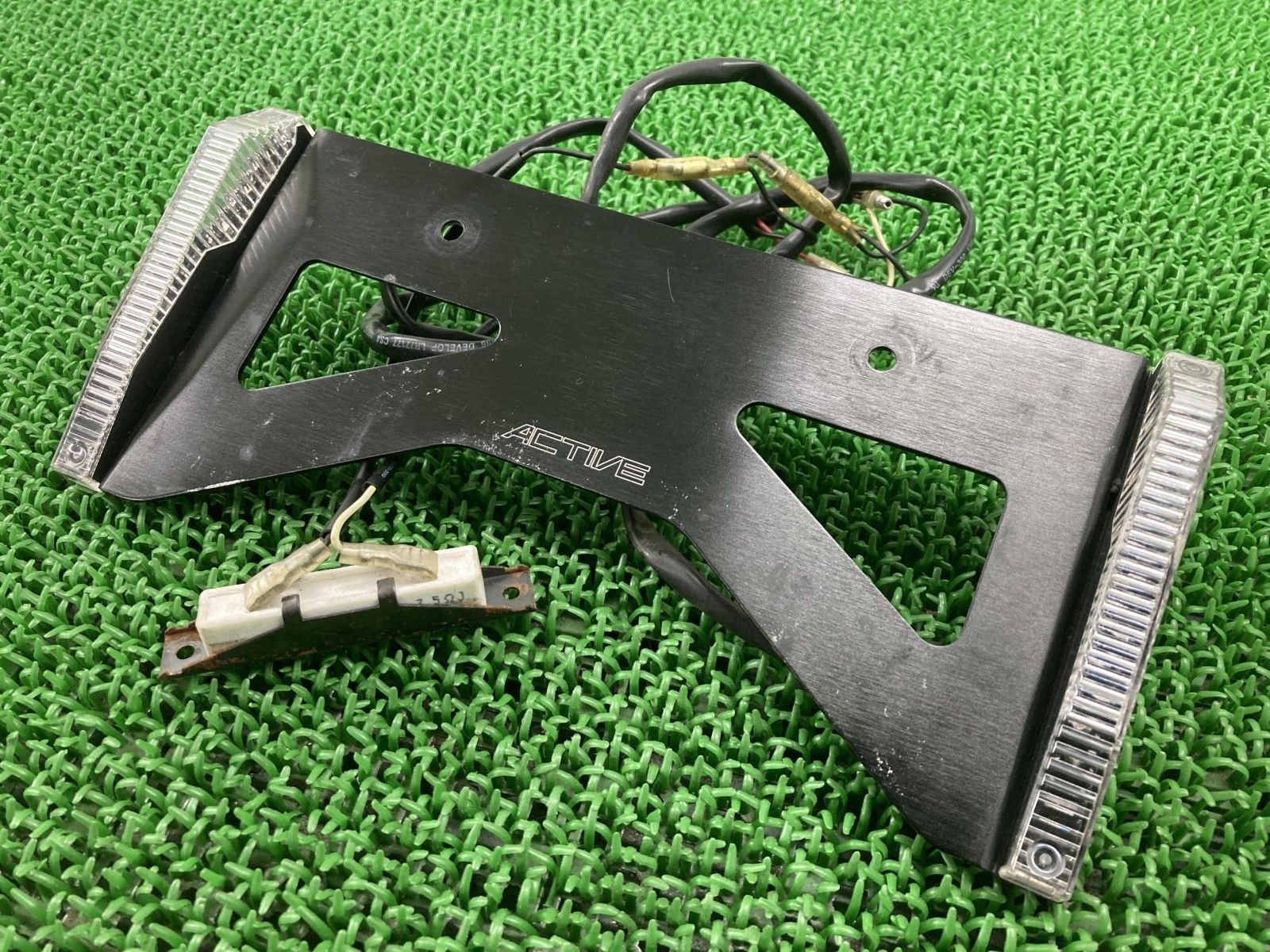 バイク アクティブ製 ナンバープレートホルダー 社外 バイク 部品