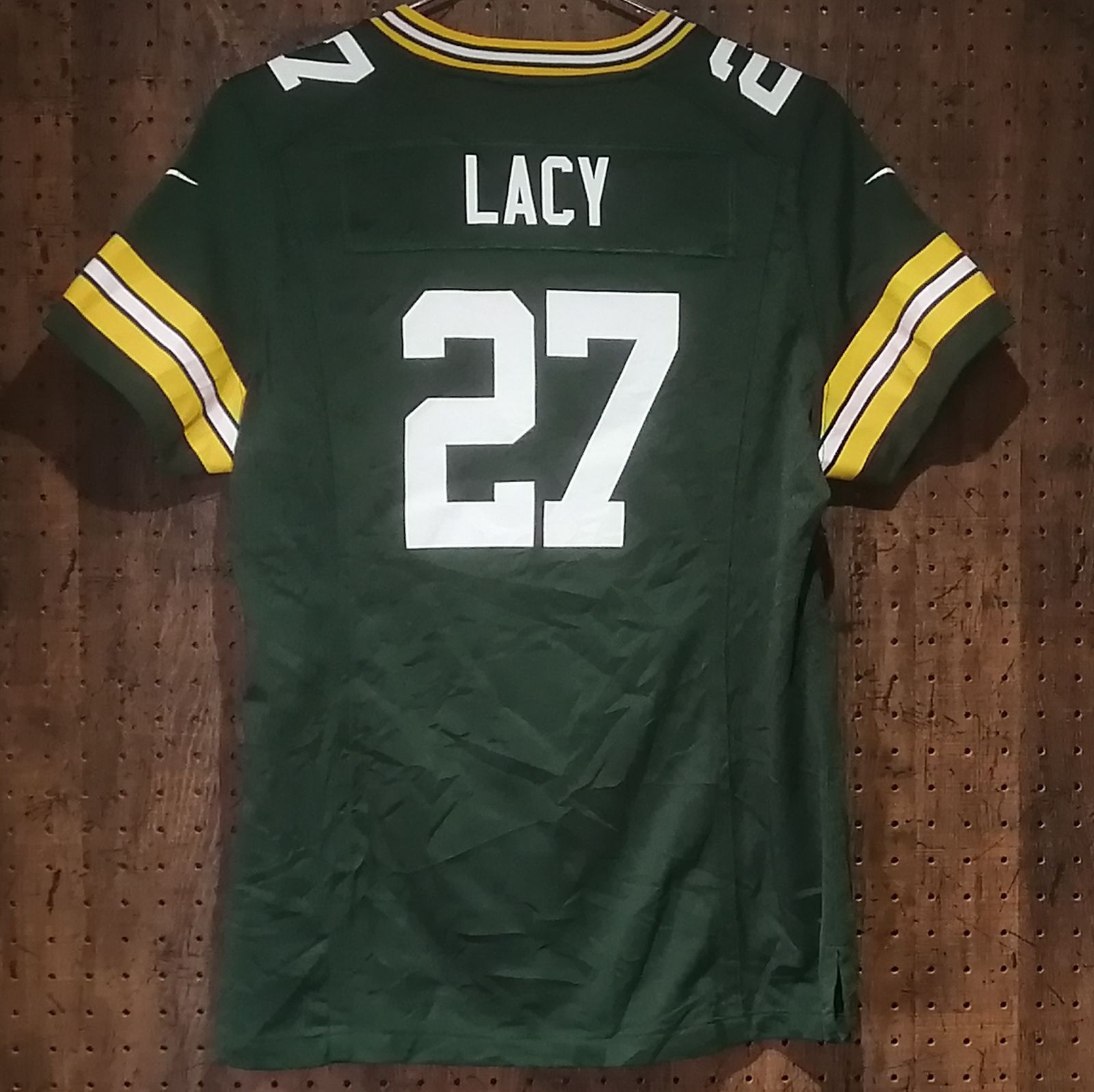 NIKE PRO BOWL 2015 Eddie Lacy #27 ゲームシャツ NIKE ナイキ NFL PLAYERS「LACY #27」ゲームシャツ レディースサイズL