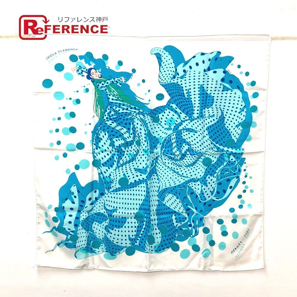 超格安価格 HERMES エルメス スカーフ カレ90 iHOLA FLAMENCAI フラメンコ 小物