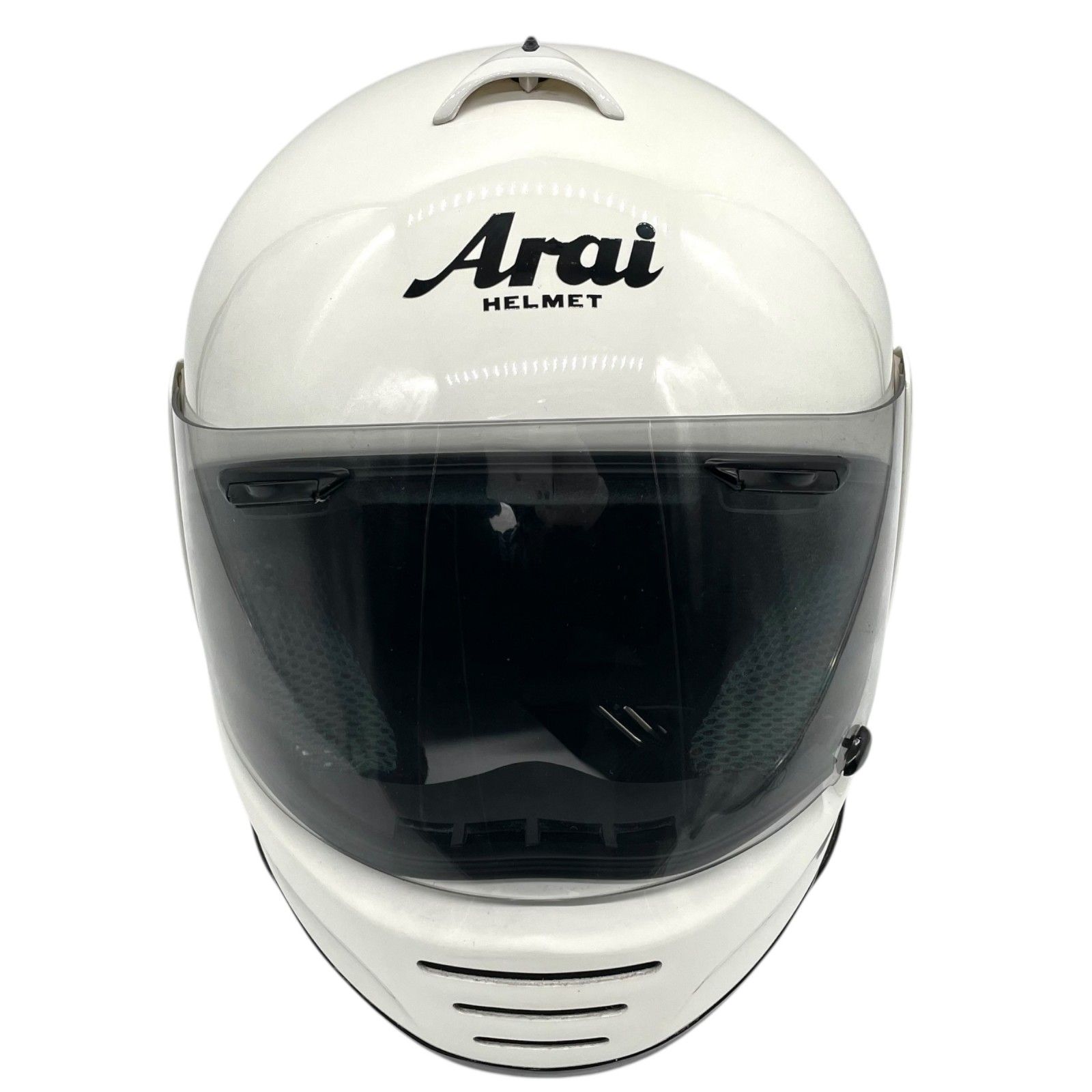 Arai アライ フルフェイス ヘルメット セミスモーク シールド 59 60cm バイク オートバイ ヴィンテージ メンズ レディース