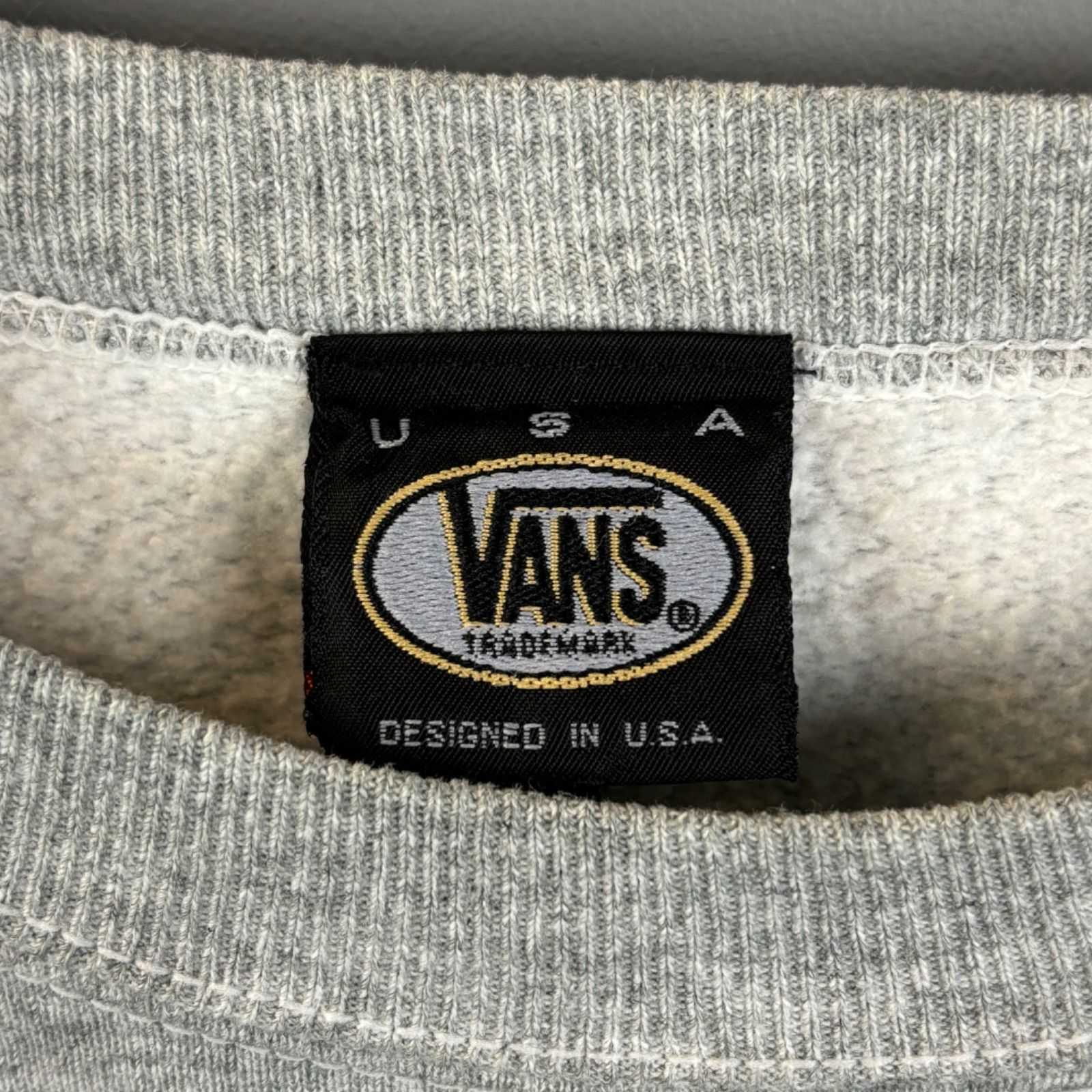 USA製 90s Vintage VANS バンズ ヴァンズ スウェット トレーナー ロゴ