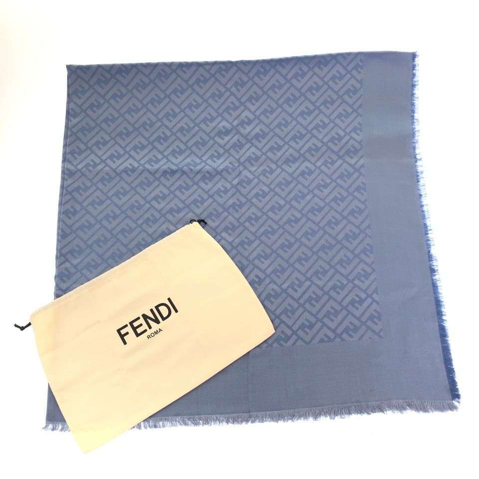 ☆極美品☆ FENDI フェンディ マフラー ショール ズッカ柄 ウール フェンディ FENDI マフラー ストール ショール ズッカ柄 ウール