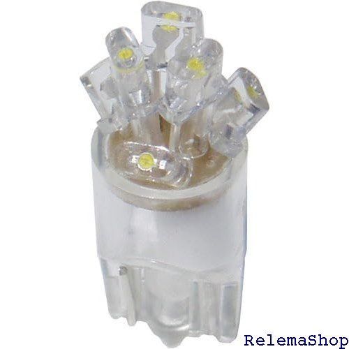 Mu0026Hマツシマ LED Lビーム ホワイト LED6個 12V T10ウェッジ用 L706FWH 4365