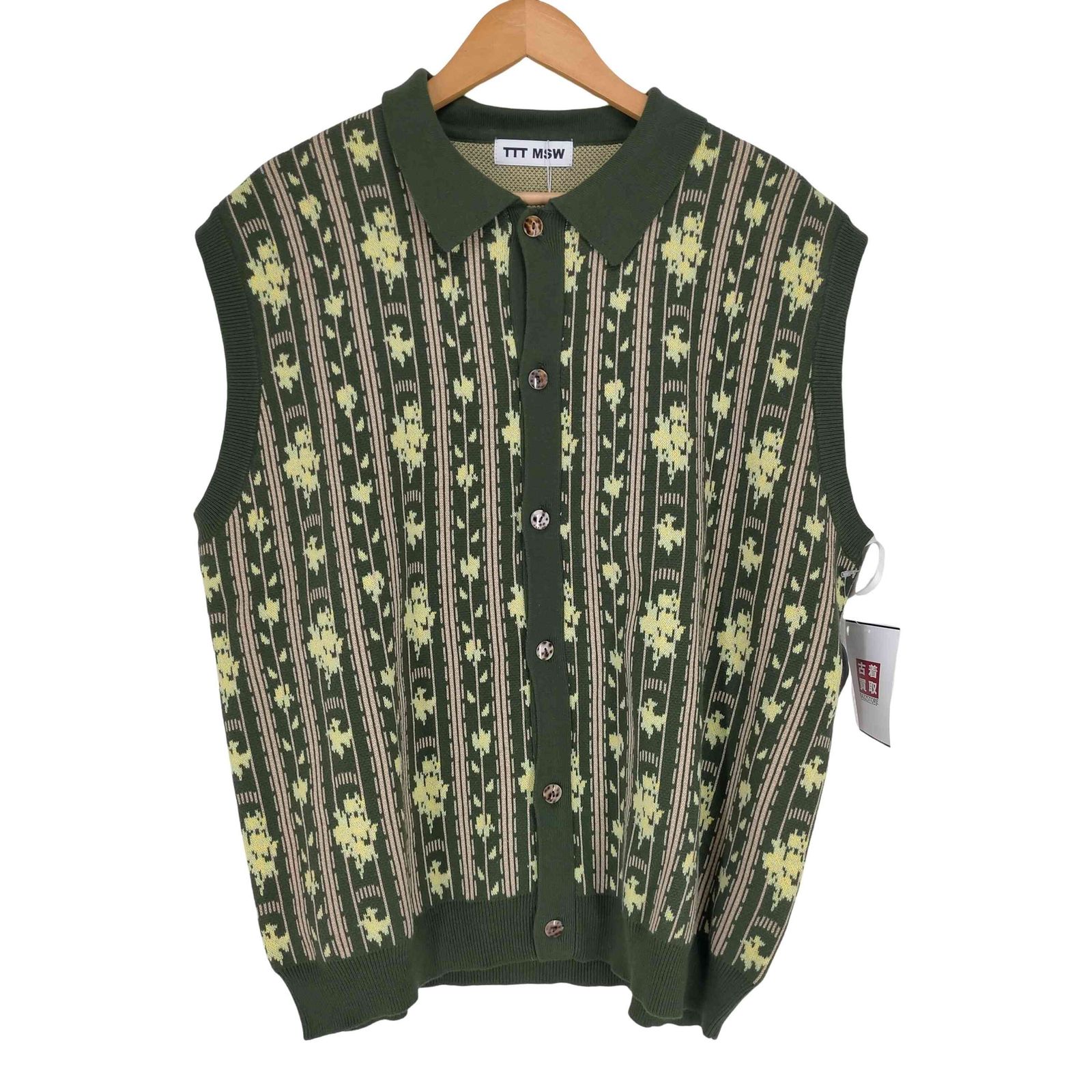 TTT MSW】 ジャガードニットベスト