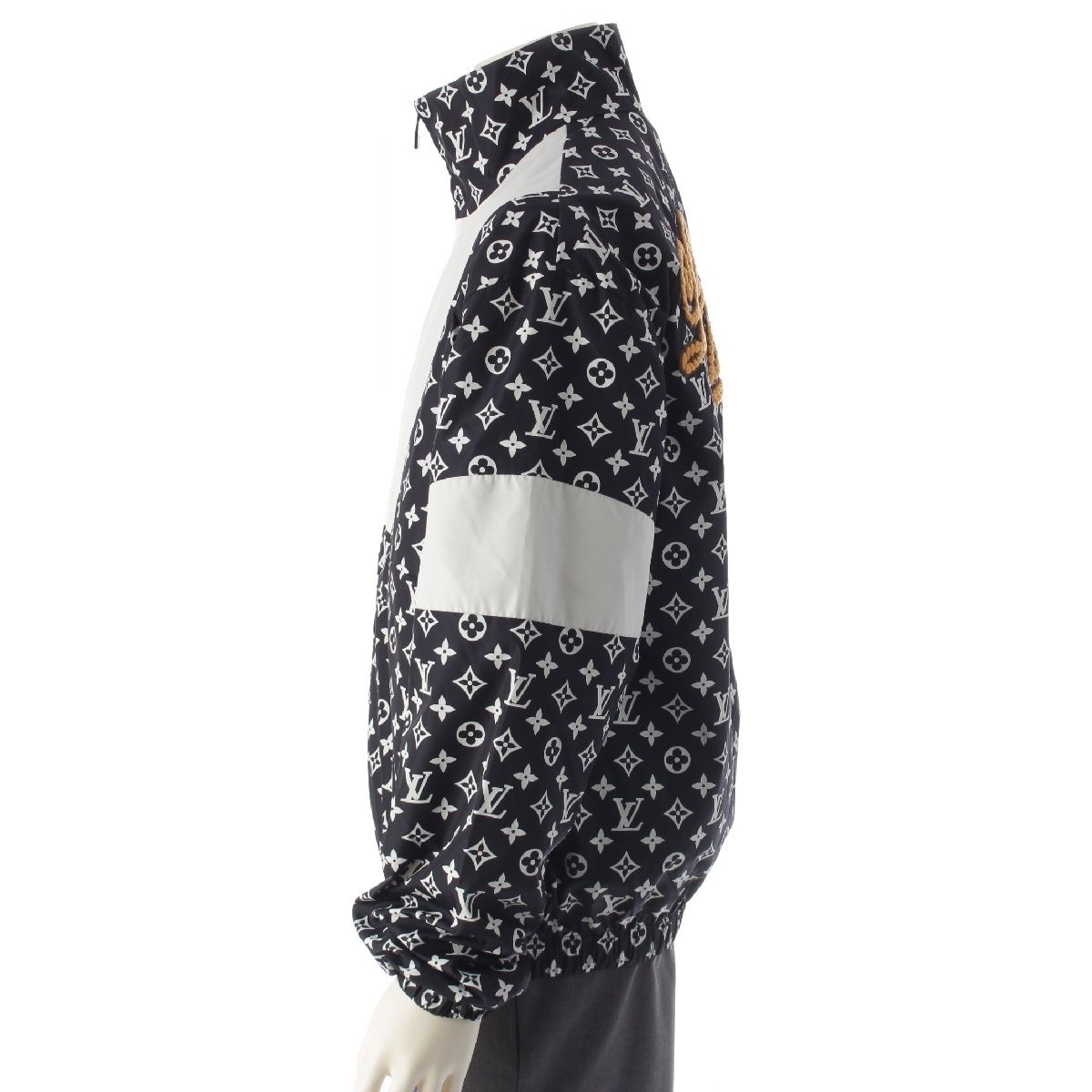 non【美品】Louis Vuitton ナイロンジャケット モノグラム 最終値下】ルイヴィトン モノグラム ナイロンジャケットサイズ50