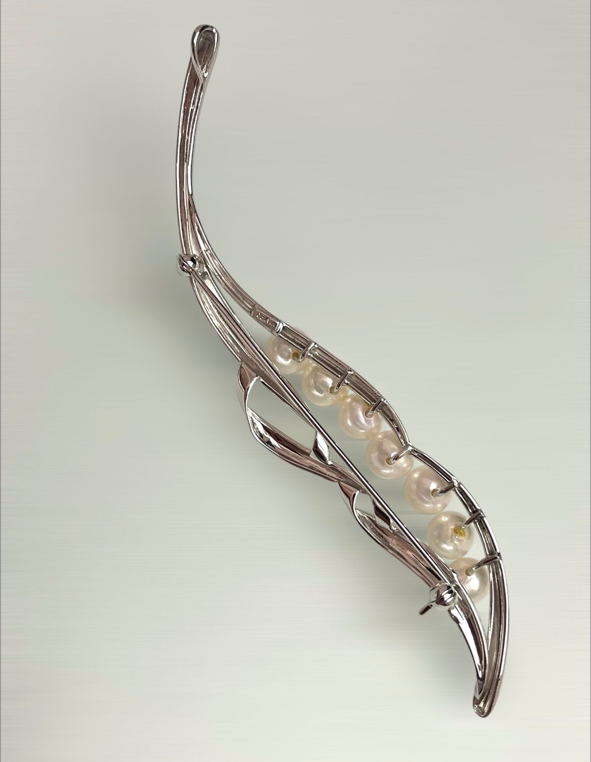 本真珠 あこや真珠 7珠 パール SILVER刻印 ブローチ 和装小物 本真珠 あこや真珠 7珠 パール SILVER刻印 ブローチ 和装小物