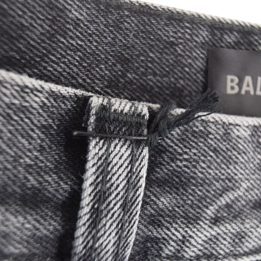 BALENCIAGA (バレンシアガ) 22AW Flared denim ウォッシュ加工フレア