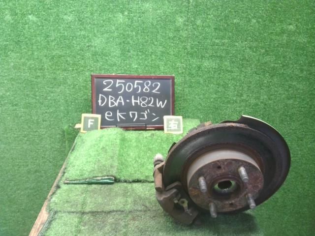 eKワゴン DBA-H82W 右フロントナックルハブ ディスクローター 運転席