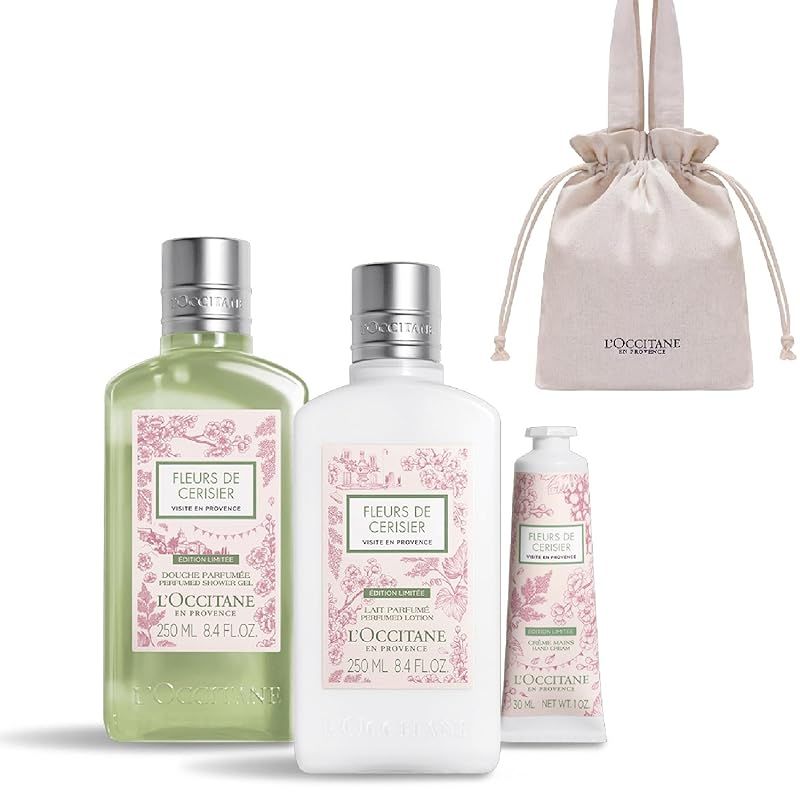 ロクシタン L OCCITANE ホワイトマスカットチェリーブロッサム トリオ ギフトセット プレゼント ホワイトデー 送別 お返し 女性 男性 人気