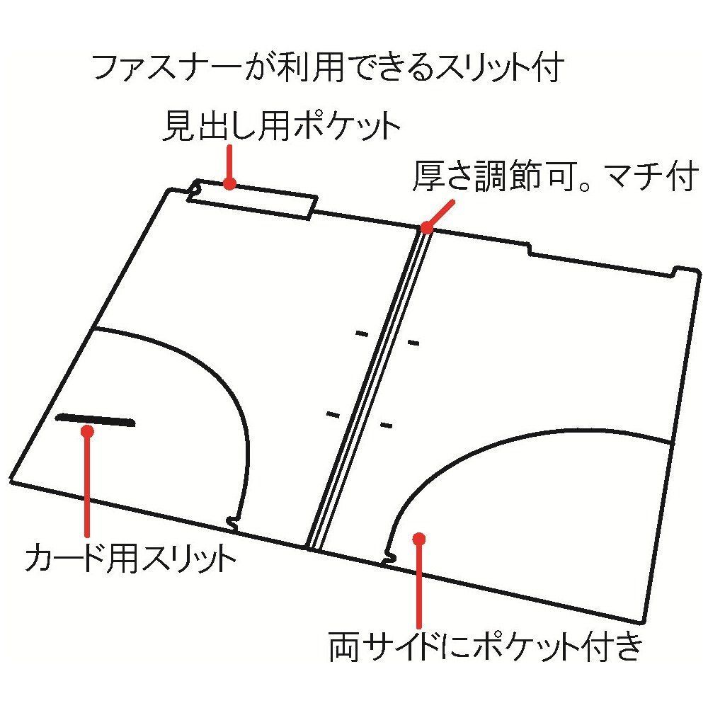 カルテフォルダー ダブルポケット