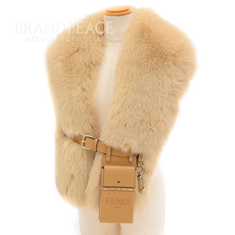 FENDI フェンディ　ファー　ストール マフラー ファー マルチカラー | Fendi