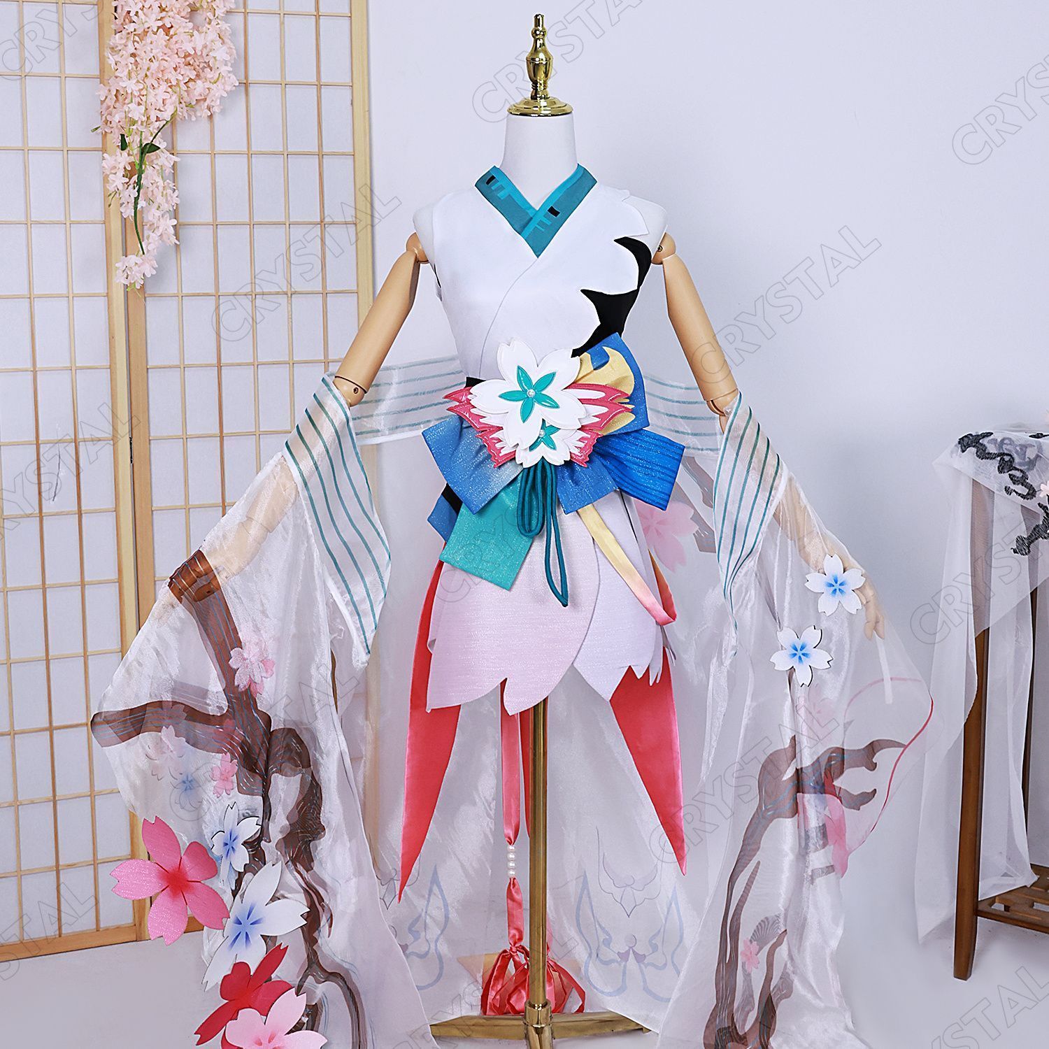 新品未使用初音ミク 陰陽師 コスプレ衣装 ウイッグ付き コラボ