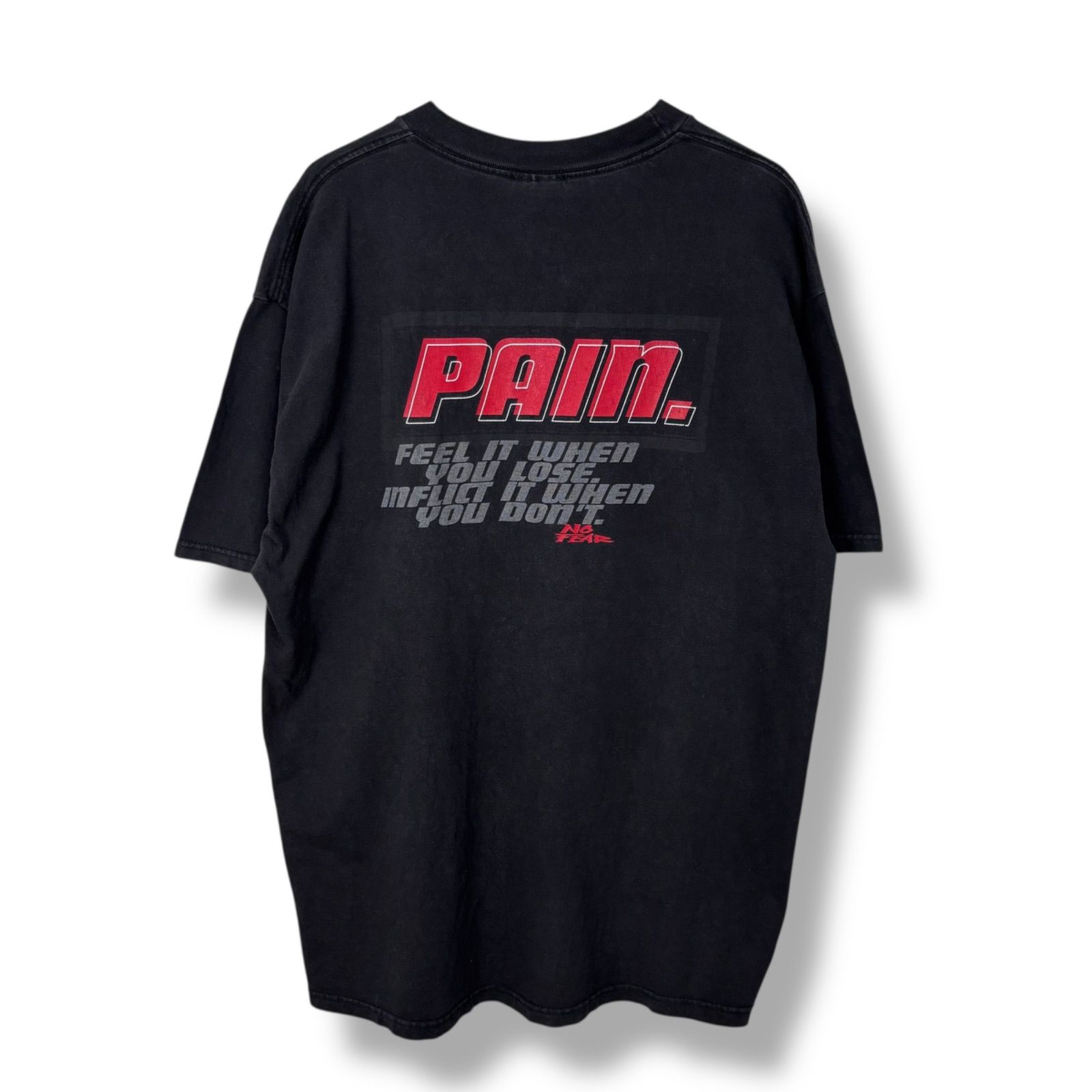 T シャツ no fear タグ 年代 1990s NO FEAR T-SHIRT FADE NAVY safarionline