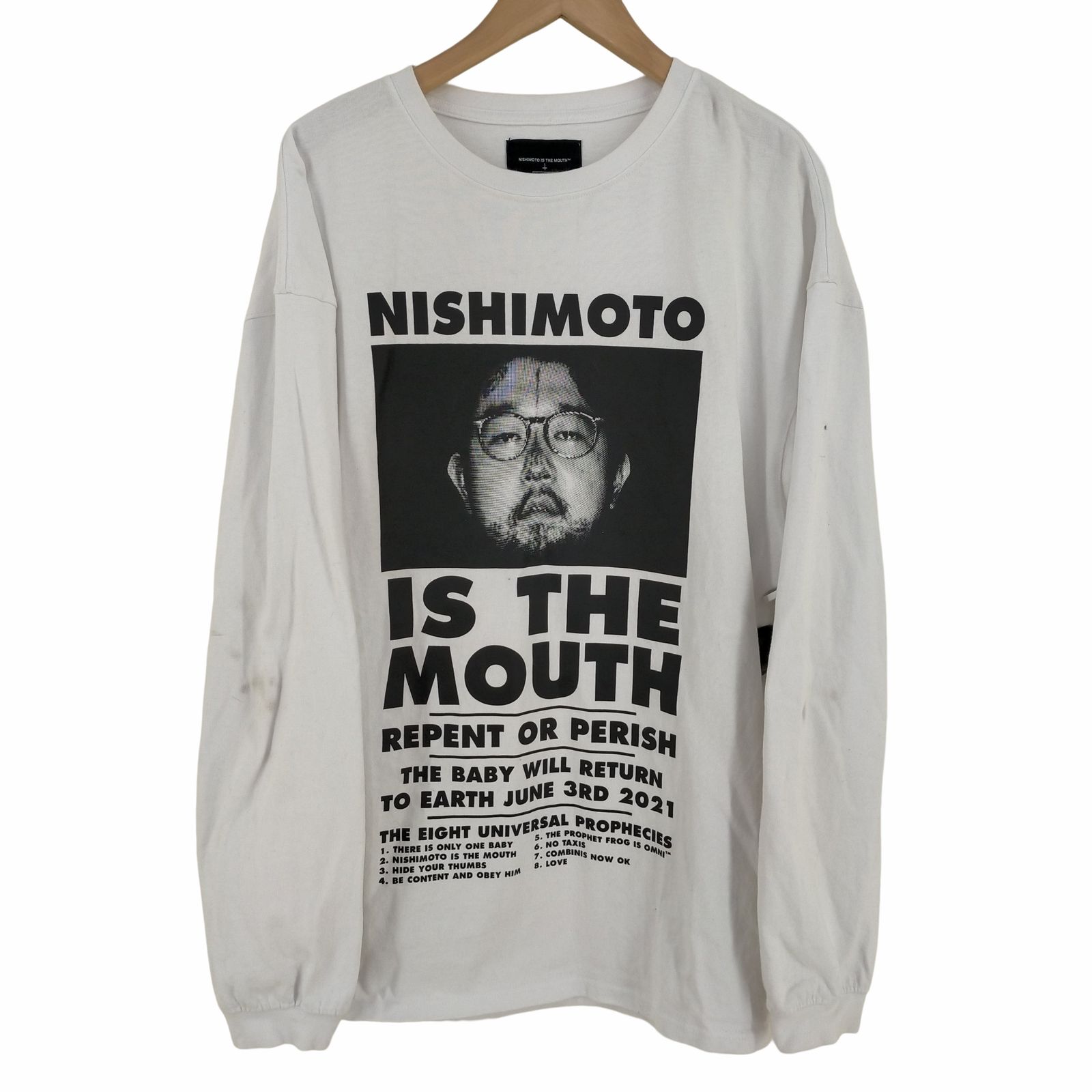 ニシモトイズザマウス NISHIMOTO IS THE MOUTH L/S Tシャツ メンズ JPN：XL