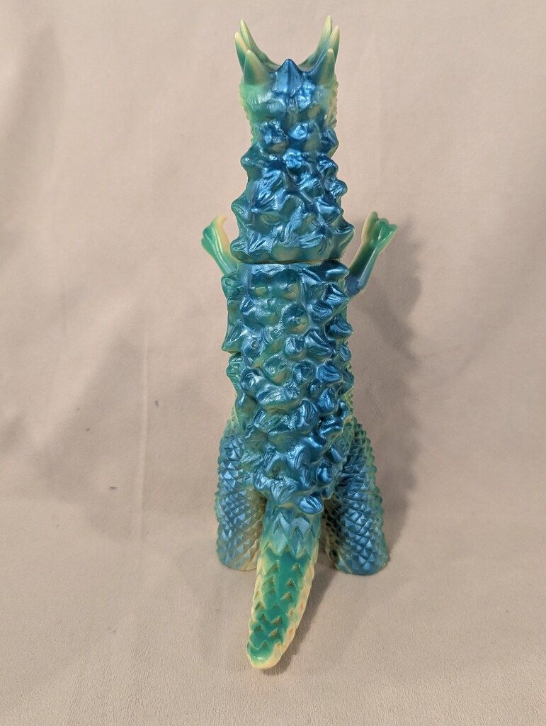 M1号 世紀の大怪獣ウルトラQウルトラマン ベムラー2期 クリーム色成型 緑塗装