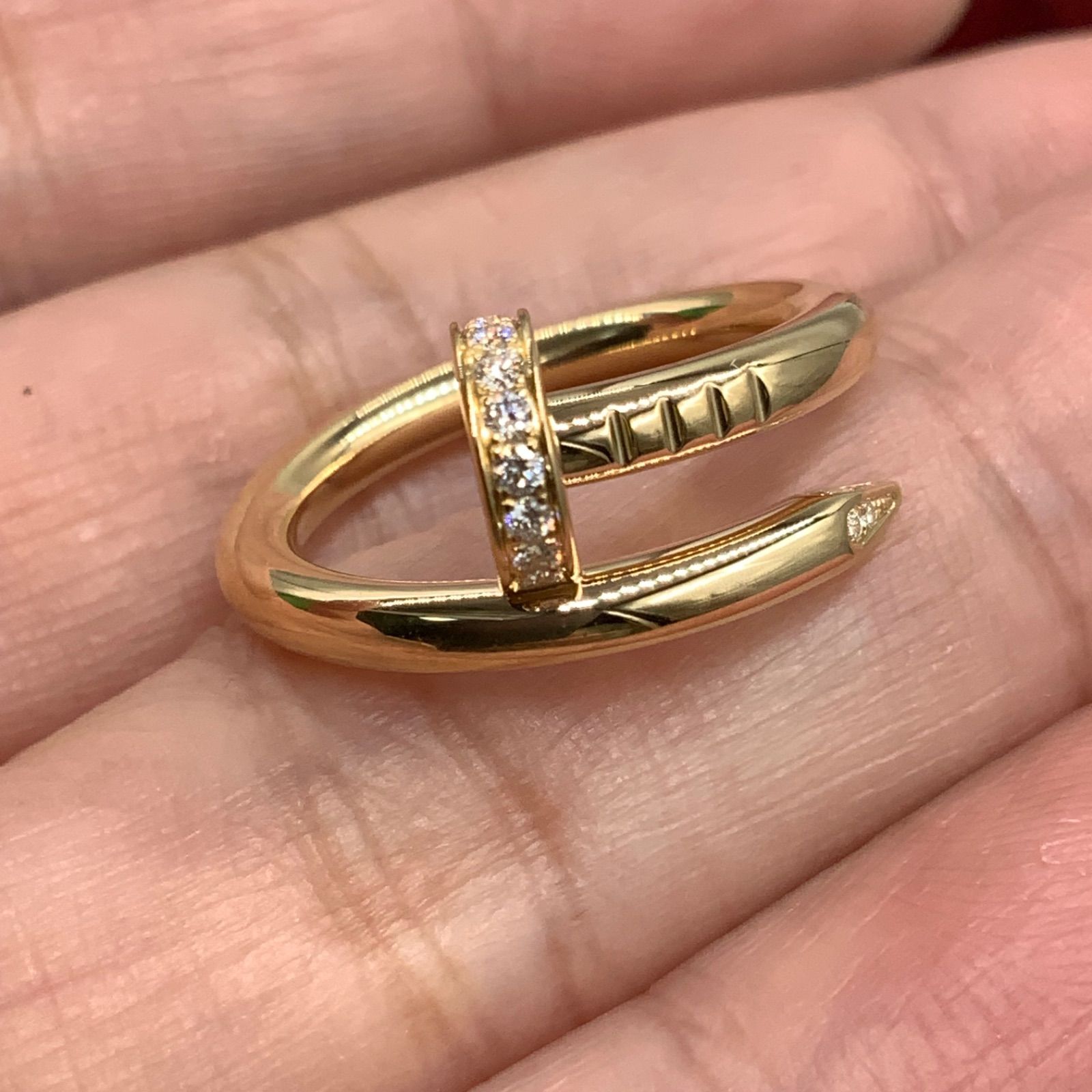 Cartier カルティエ ジュストアンクル ダイヤ リング サイズ49