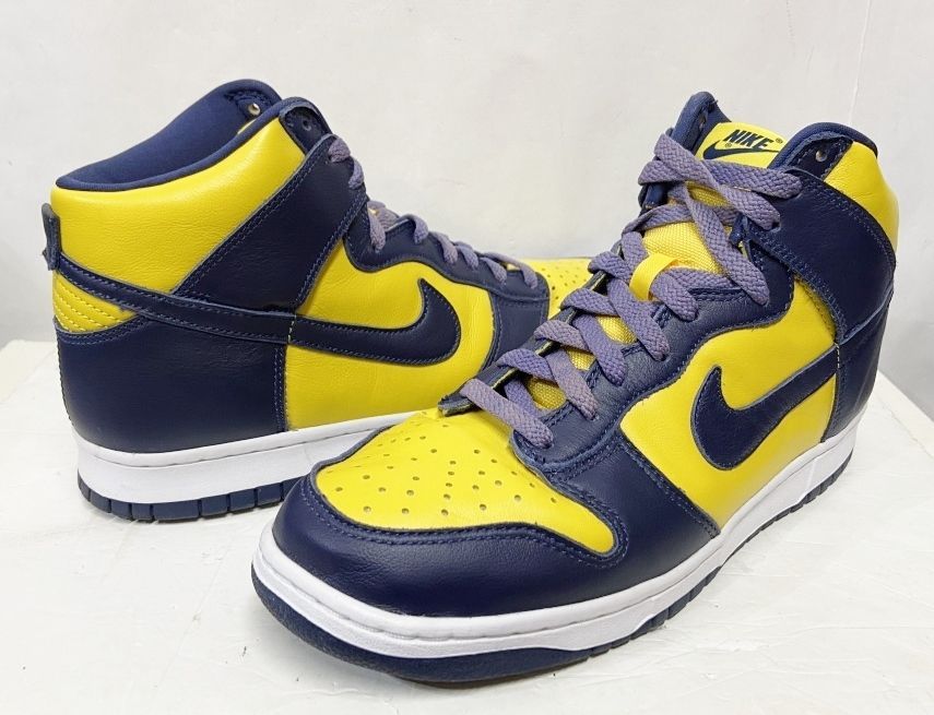 US10/28cm◇Nike Dunk High Sp Michigan ナイキ ダンク ハイ