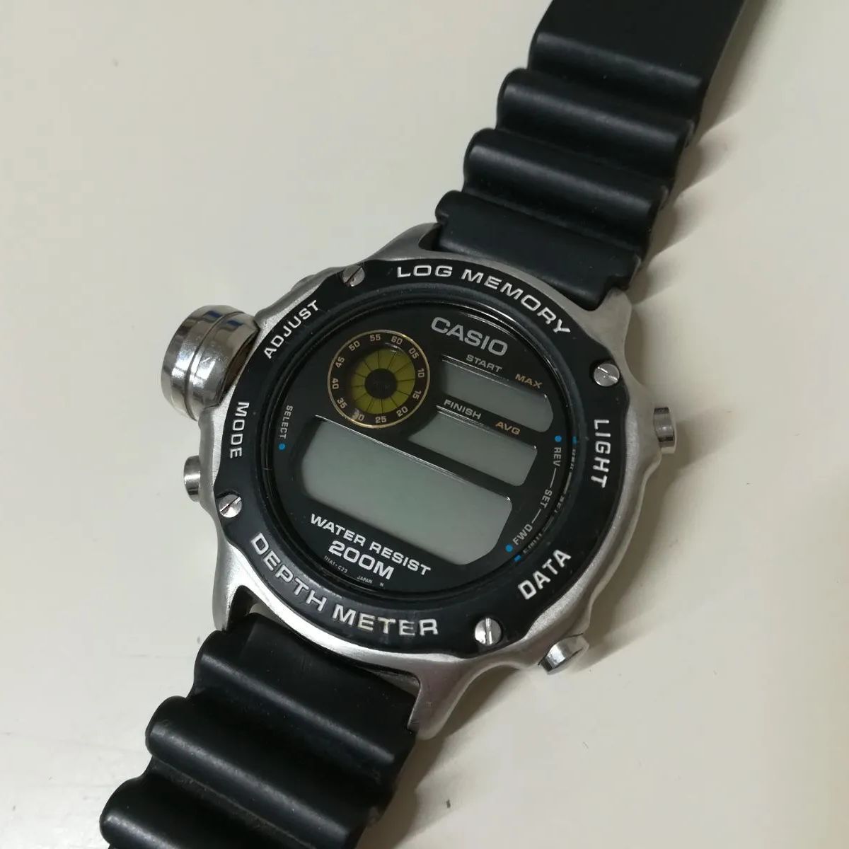 ジャンク CASIO カシオ ダイバーズ DEP-510 クォーツ 200m防水 電池