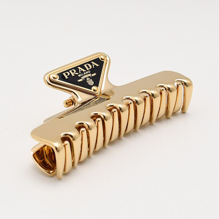 PRADAメタルヘアクリップ PRADA プラダ メタル ヘアクリップ - メルカリ