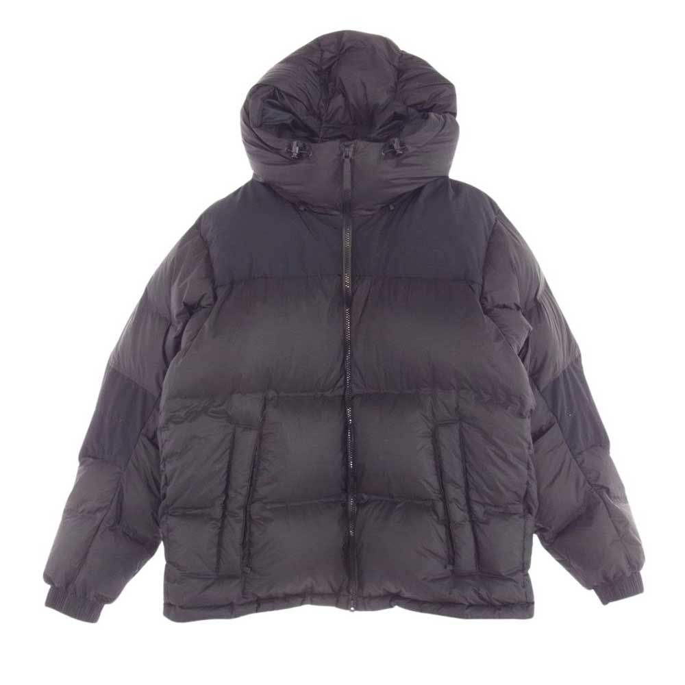 THE NORTH FACE ノースフェイス ダウンジャケット ND92162 WS Nuptse Hoodie ウィンドストッパー ヌプシ フーディー ダウンジャケット ブラック系 M【中古】