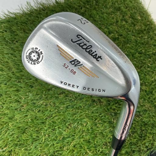 3.中古タイトリストウェッジ VOKEY SPIN MILLED 52°/08° 中古】 タイトリスト VOKEY SPIN MILLED C-C 52°/08° ウェッジ