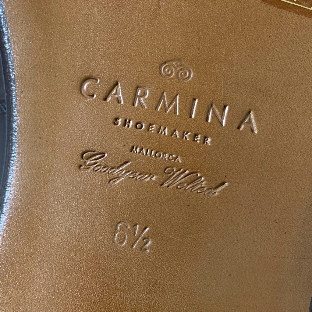 3f30 《極美品》 CARMINA カルミナ グッドイヤー モンクストラップ
