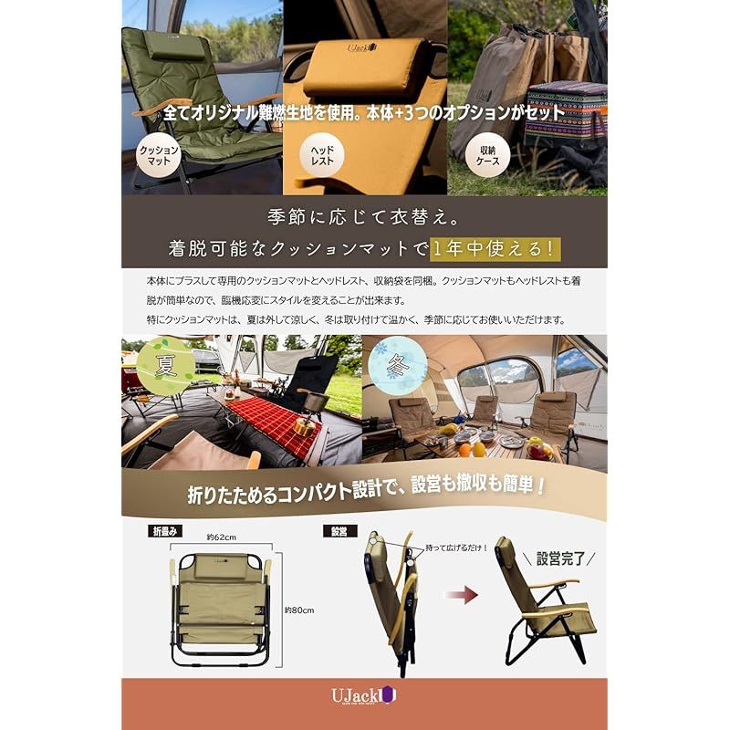 ローチェア クッション