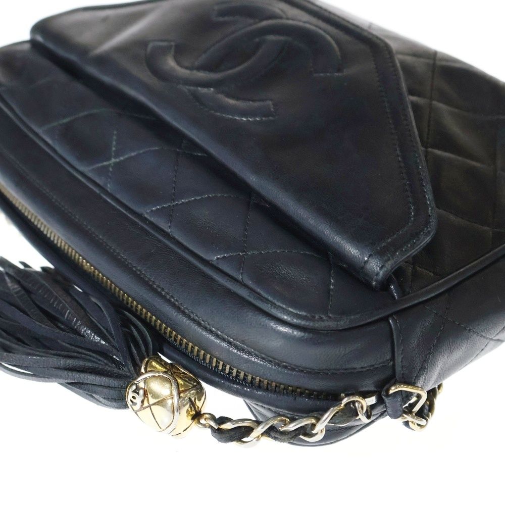 CHANEL (シャネル) Vintage Fringe Matelasse Shoulder Bag
