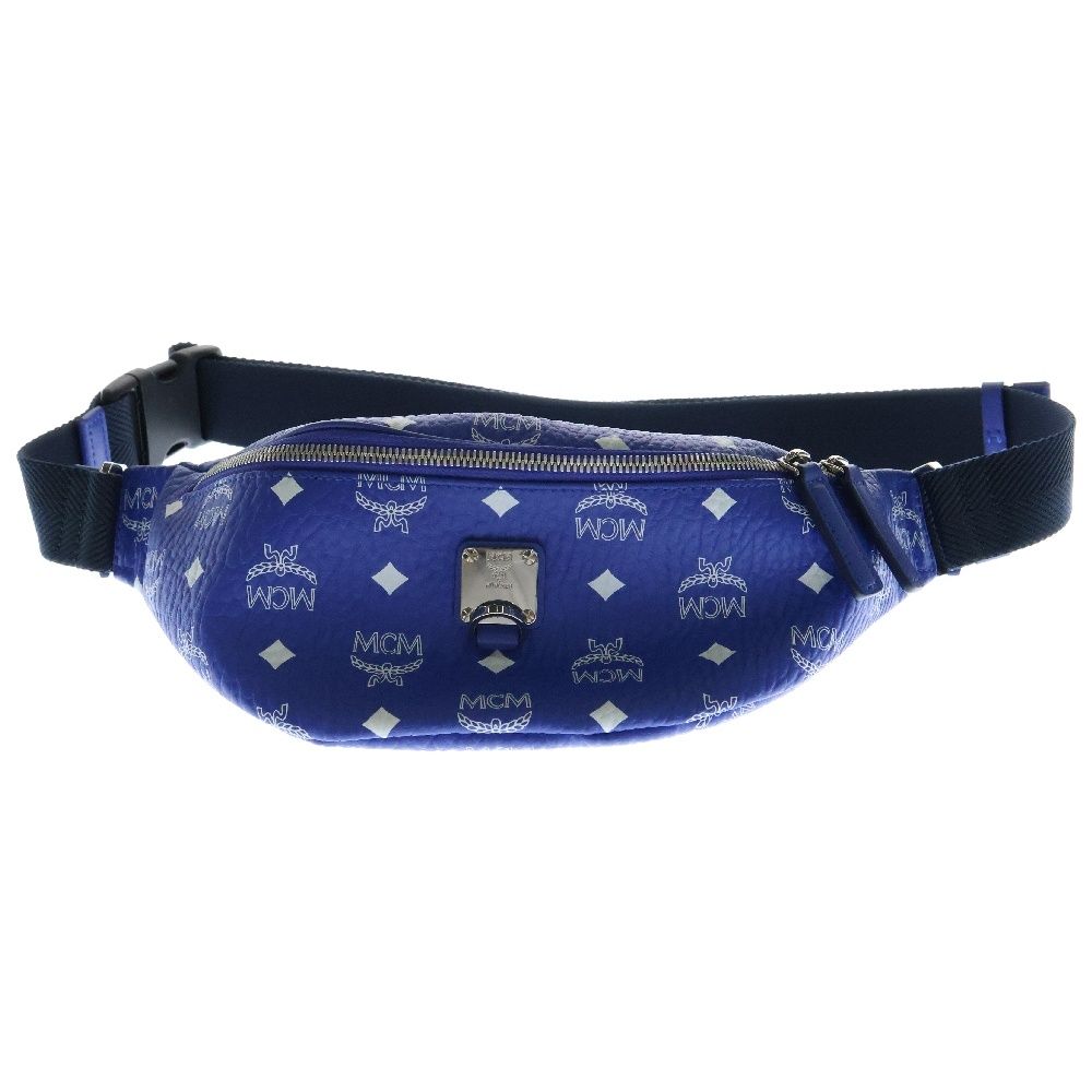 MCM エム シー エム Belt Bag Small ヴィセトス ウエストバッグ ベルトバッグ ブルー MMZASFI05H1001