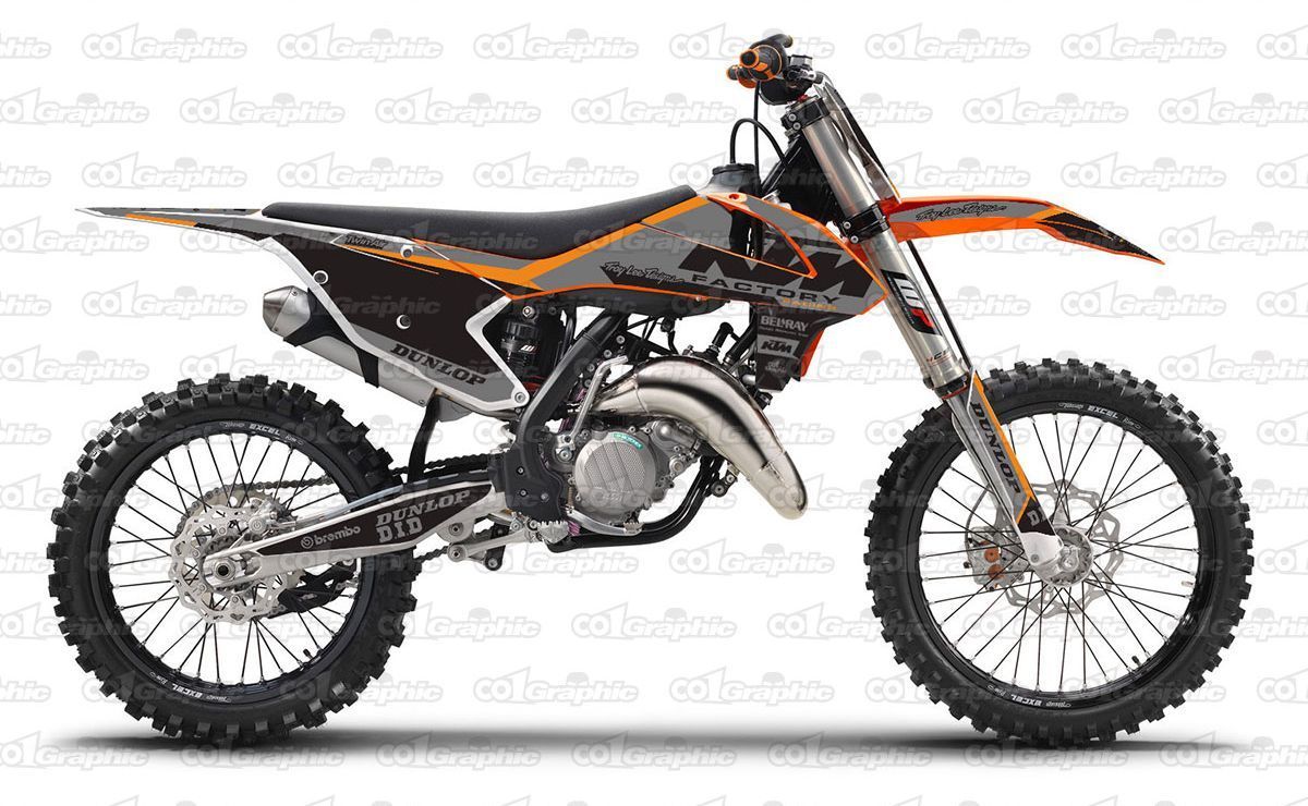 17-19 KTM EXC EXCF XCW XCFW デカール ステッカー フルグラフィック co9 - メルカリ